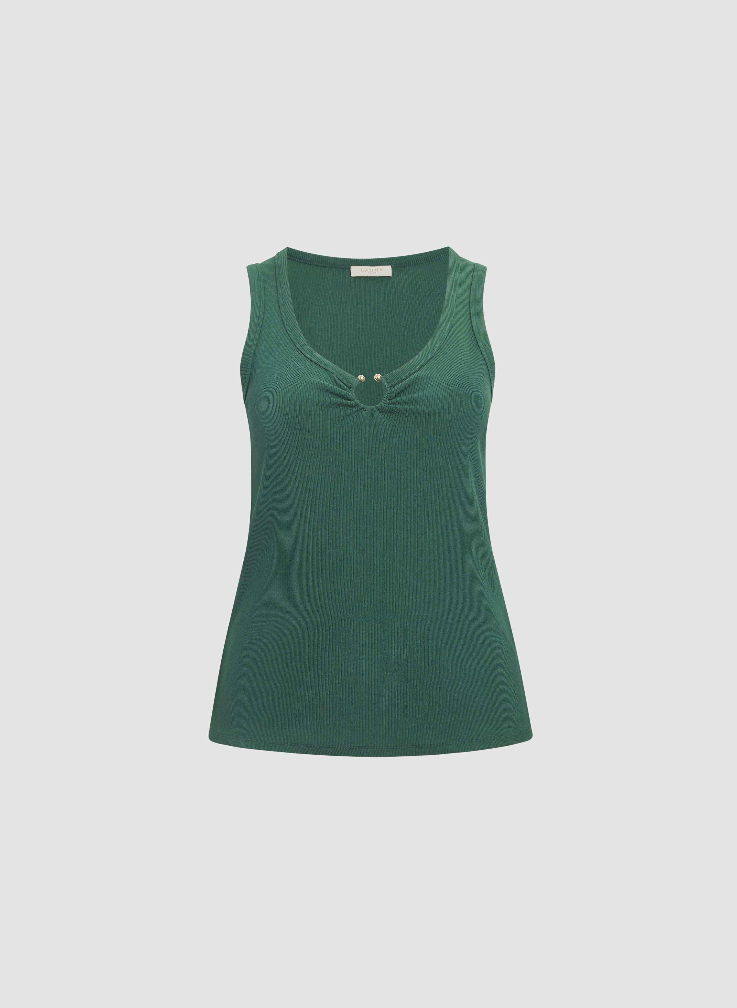 Rib Knit Cotton Cami-Tactilefable