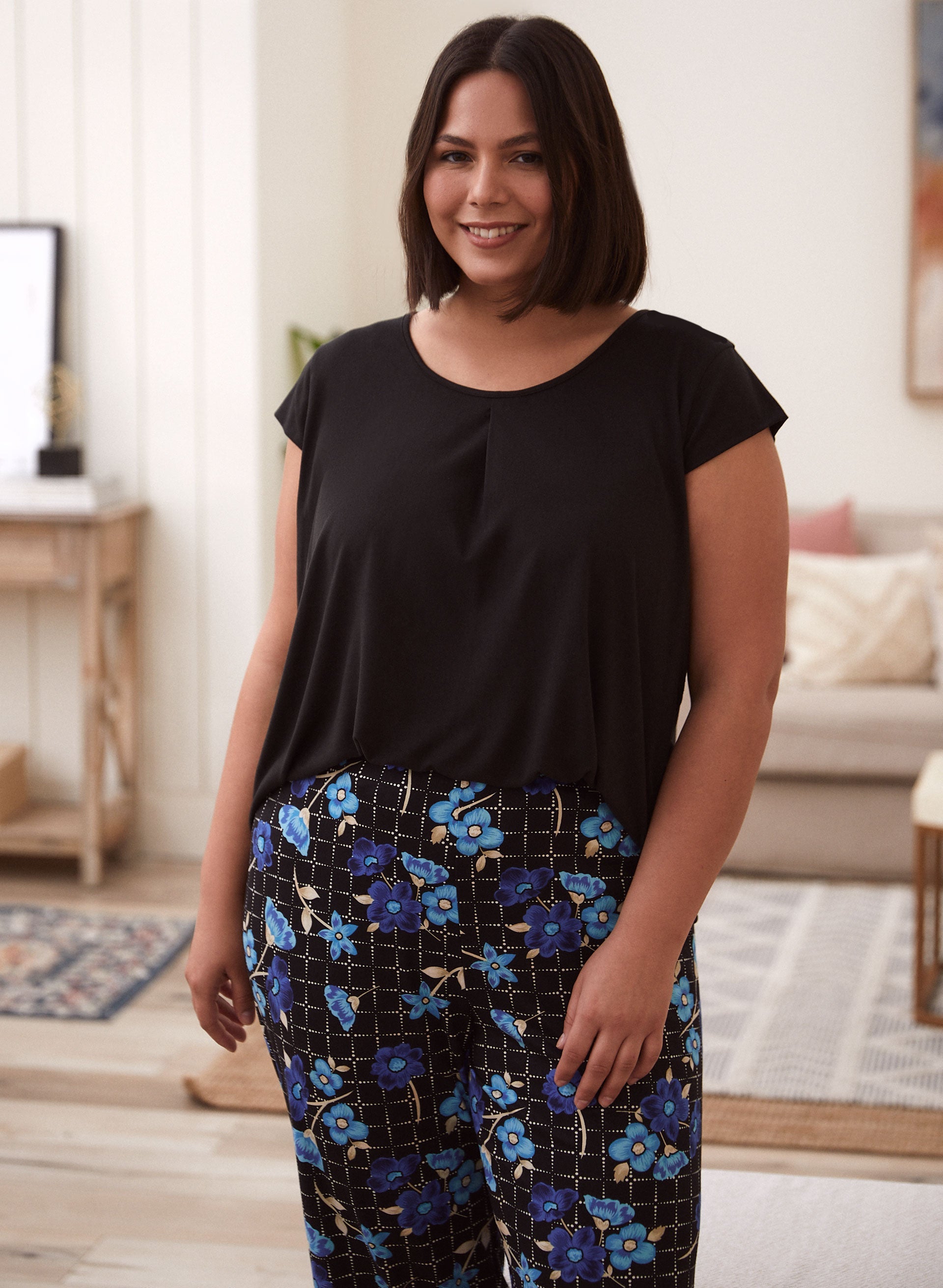 Floral Print Pyjama Set-Tactilefable
