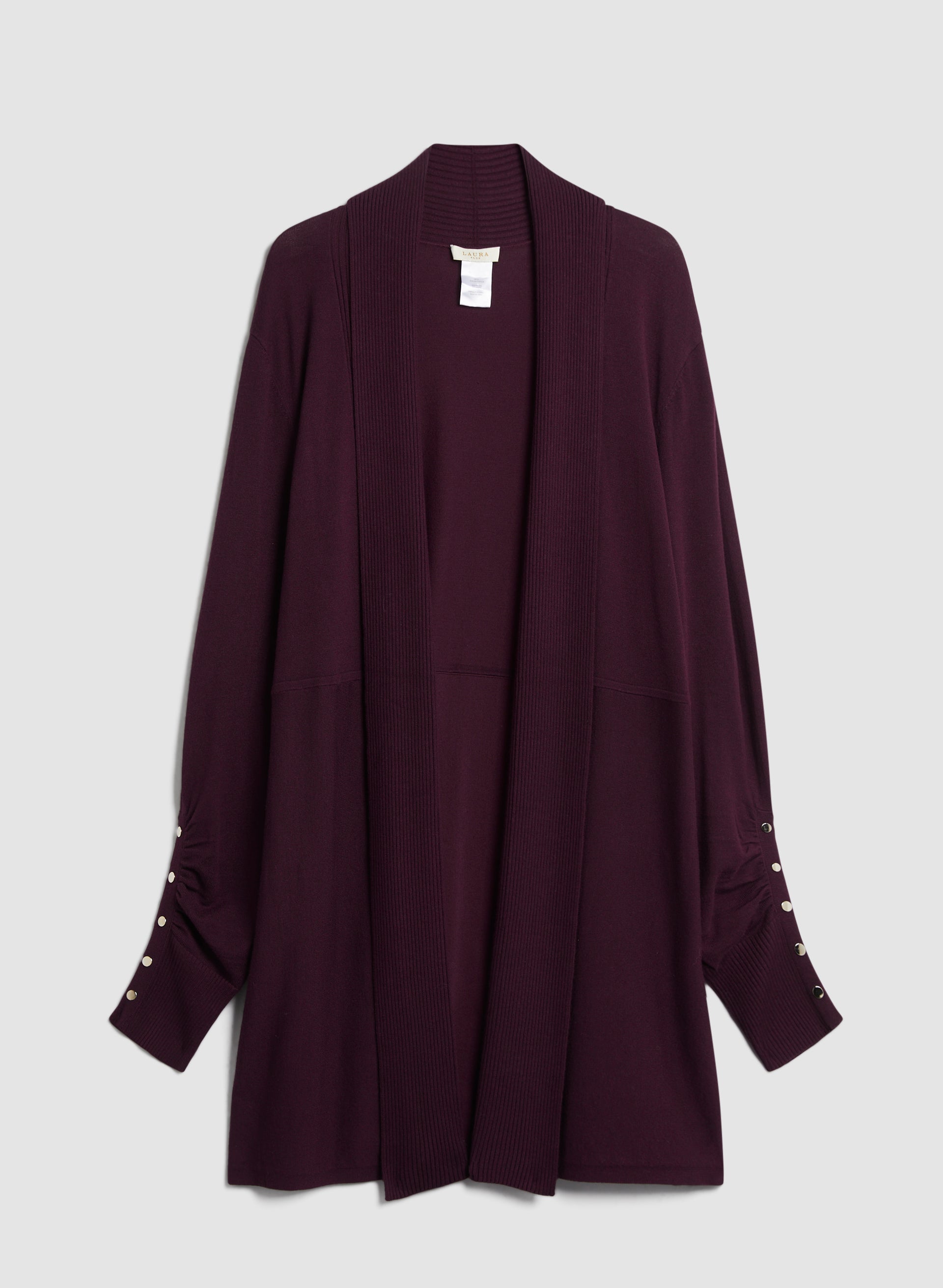 Button Detail Cardigan-Tactilefable