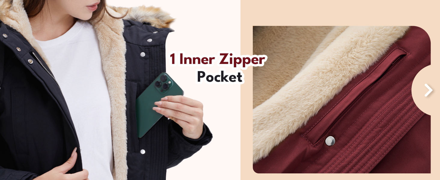 hooded parka coat