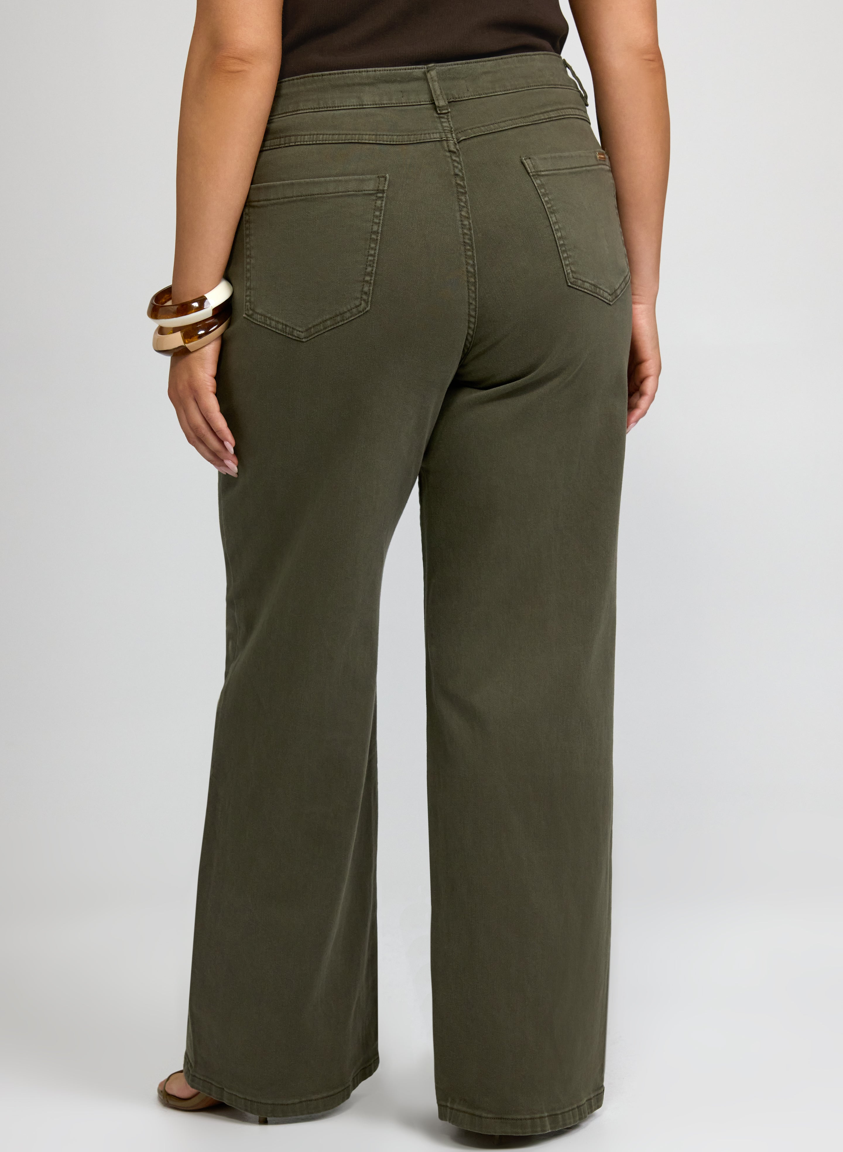 Joseph Ribkoff - Wide-Leg Denim Pants-Tactilefable