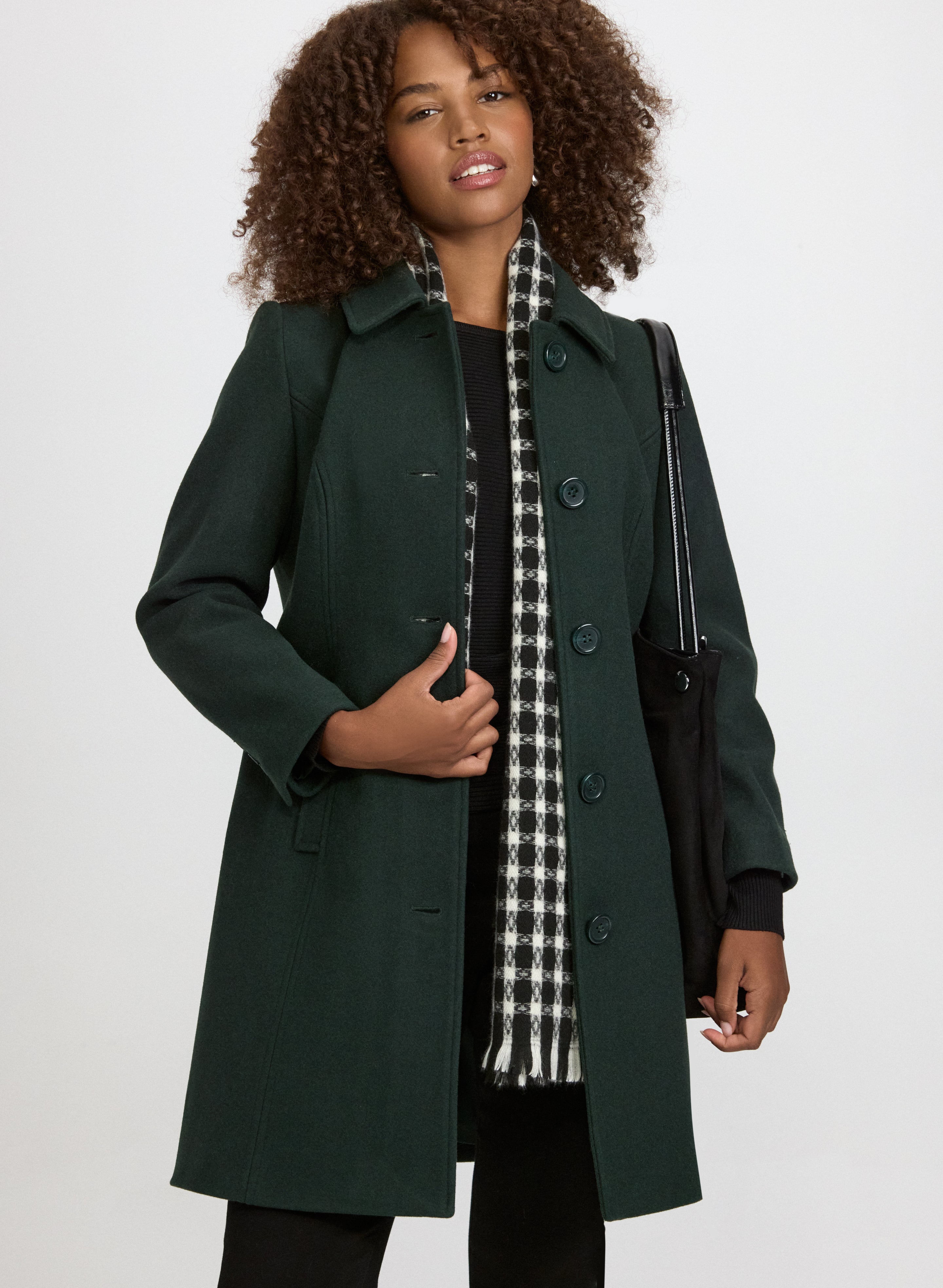 Wool-Blend Coat-Tactilefable