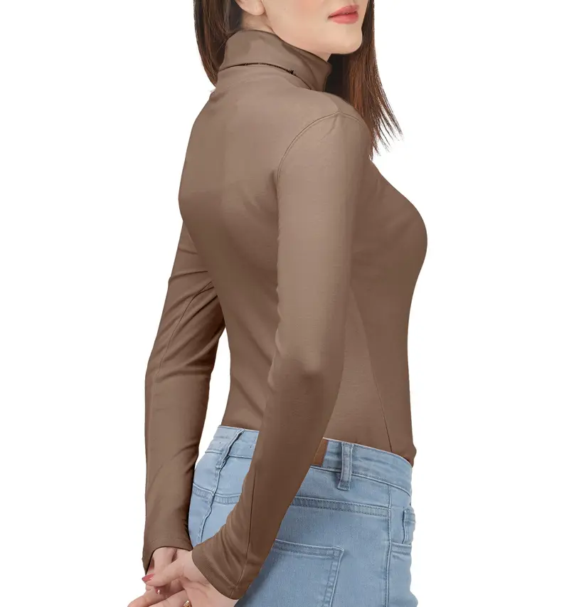 【US Shipping】Women's Comfy 3-Piece Stretchy Modal Plain High Neck Set - Slim-Fitting Turtleneck/Mock Neck Long Sleeve, Solid Winter Thermal, Fall 2025 Casual Tops, Lightweight Underwear 【US Shipping】Women's Comfy 3-Piece Stretchy Modal Plain High Neck Set - Slim-Fitting Turtleneck/Mock Neck Long Sleeve, Solid Winter Thermal, Fall 2025 Casual Tops, Lightweight Underwear