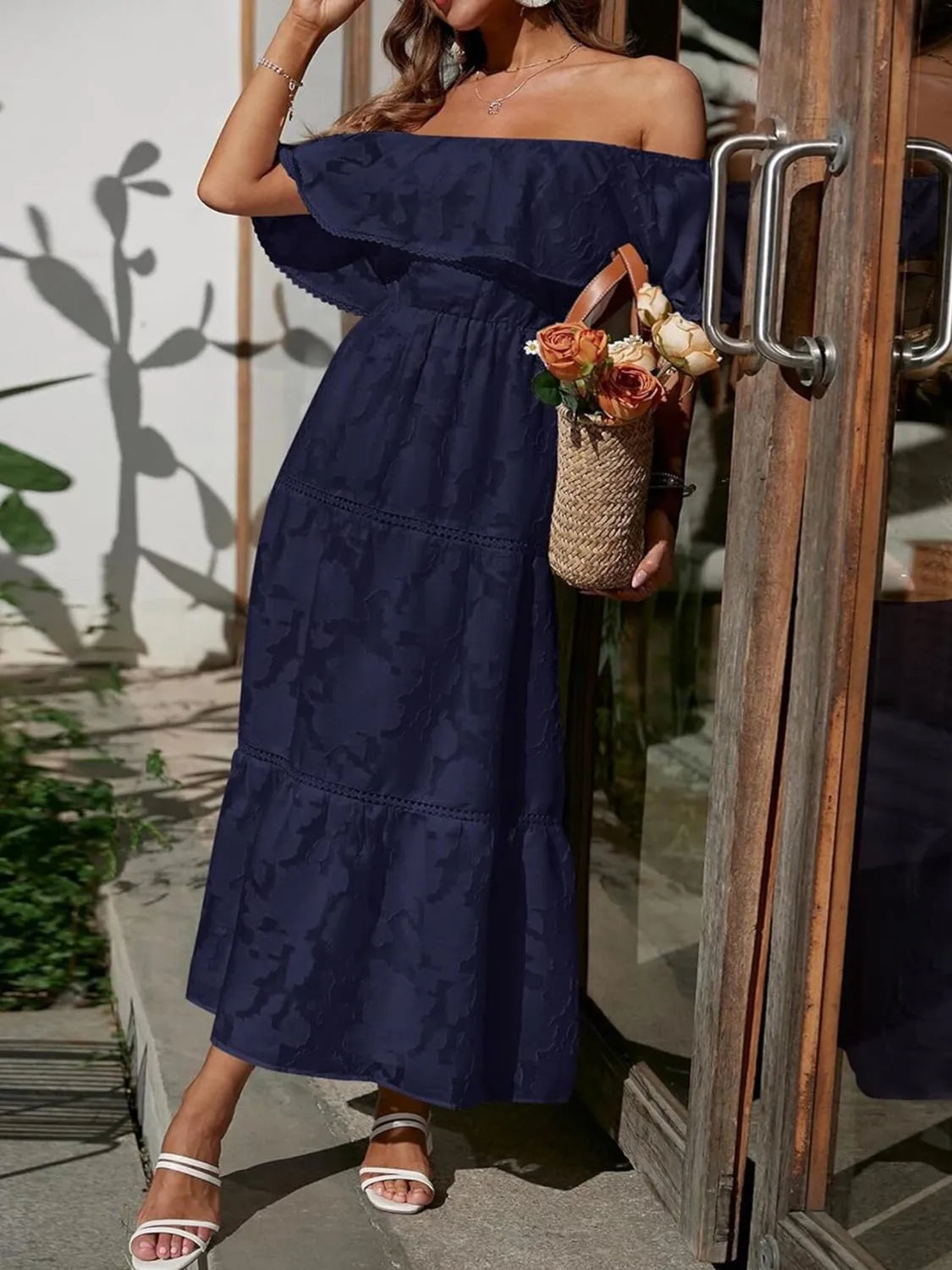 Coastal Romance Ruched Midi Dress | 5 colors-Tactilefable