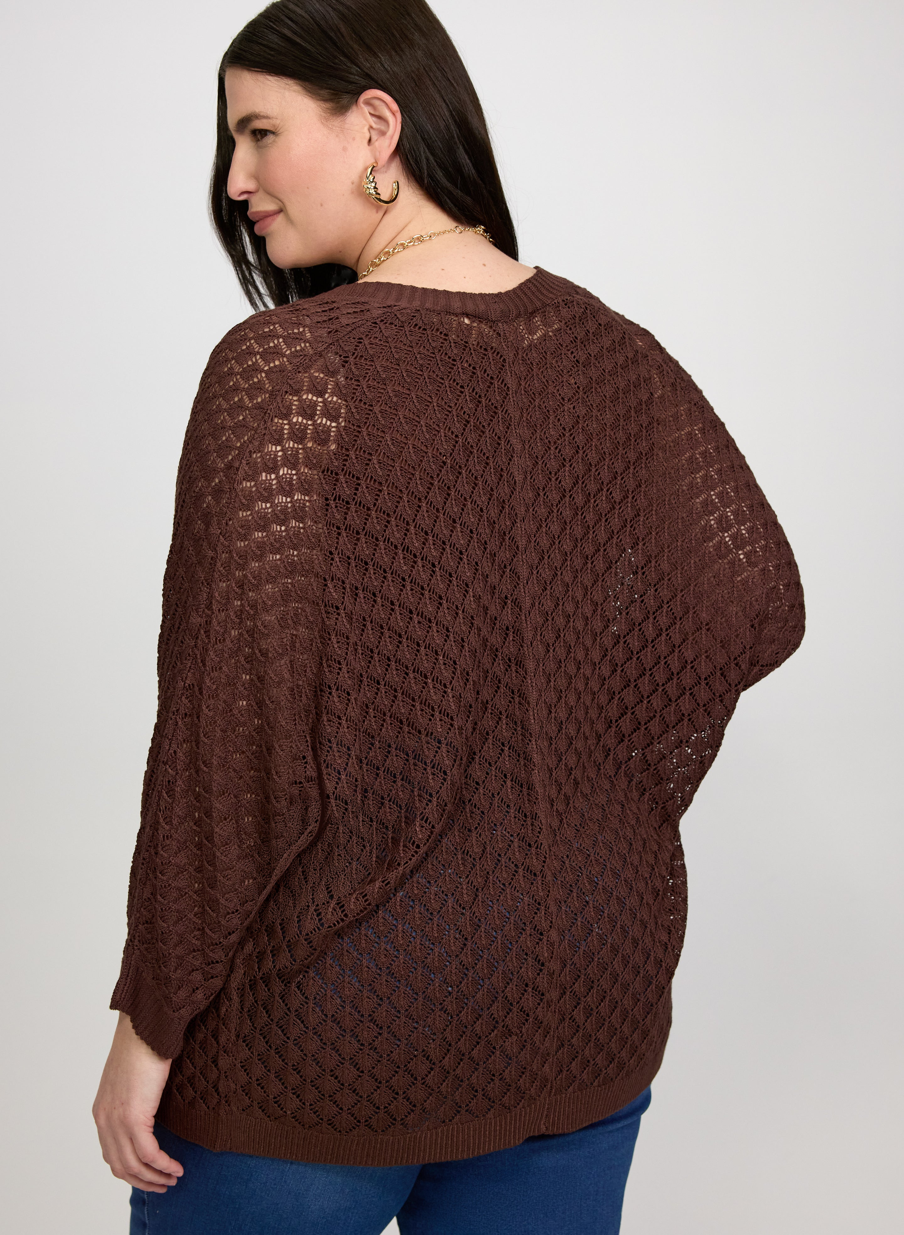 Open Knit Cardigan-Tactilefable