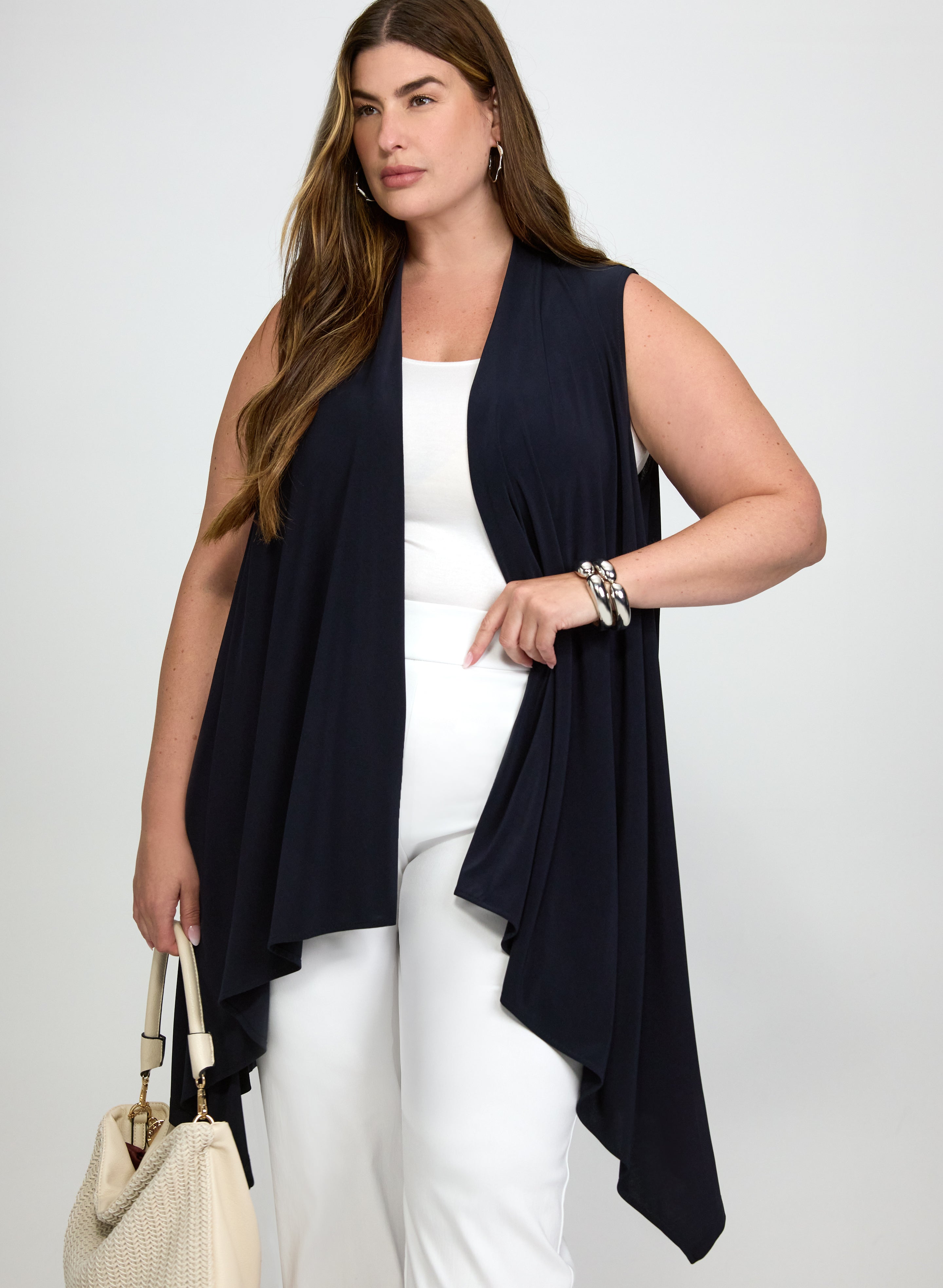 Open Sleeveless Vest-Tactilefable