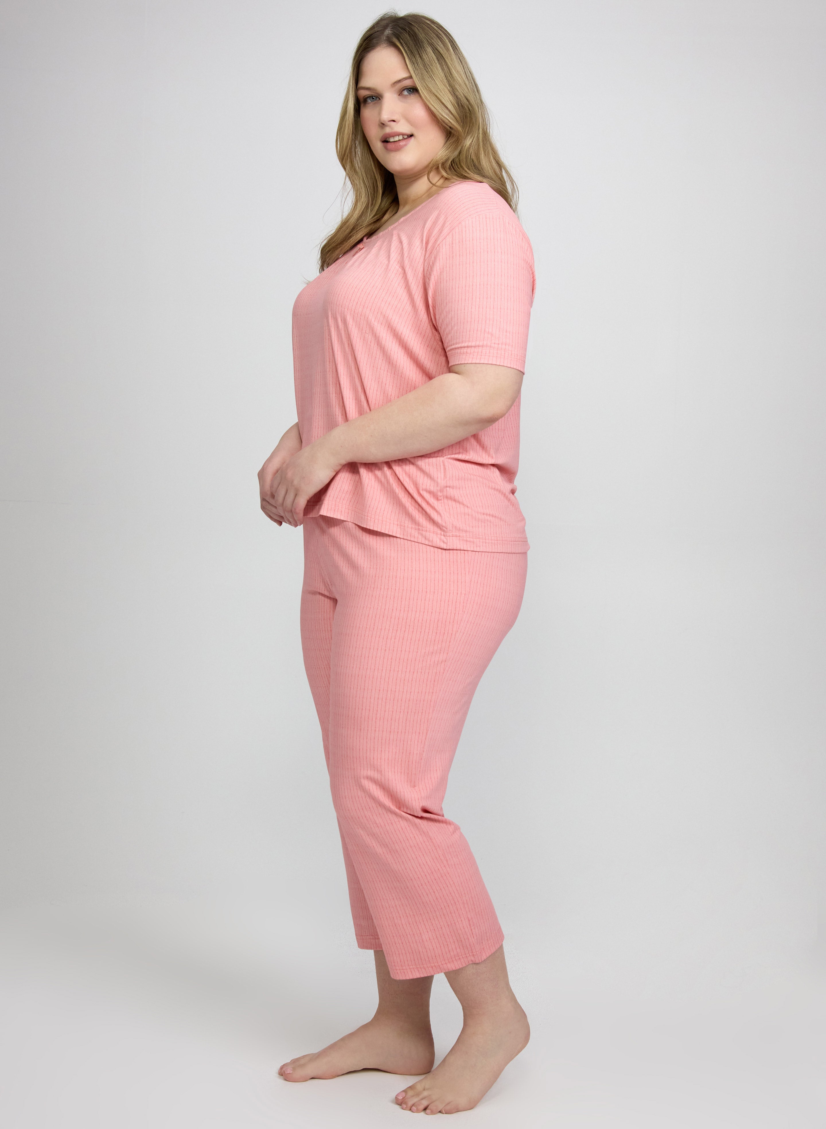 Stripe Jersey Pyjama Set-Tactilefable