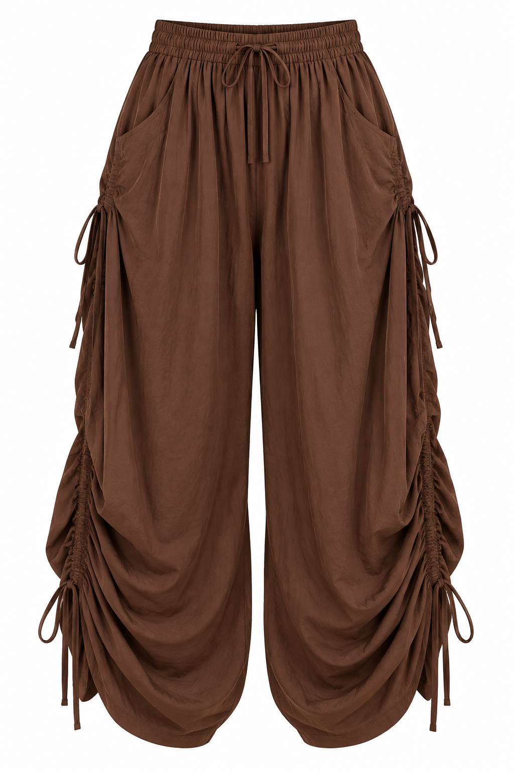 Relaxed Wide Leg Harem Pants-Tactilefable