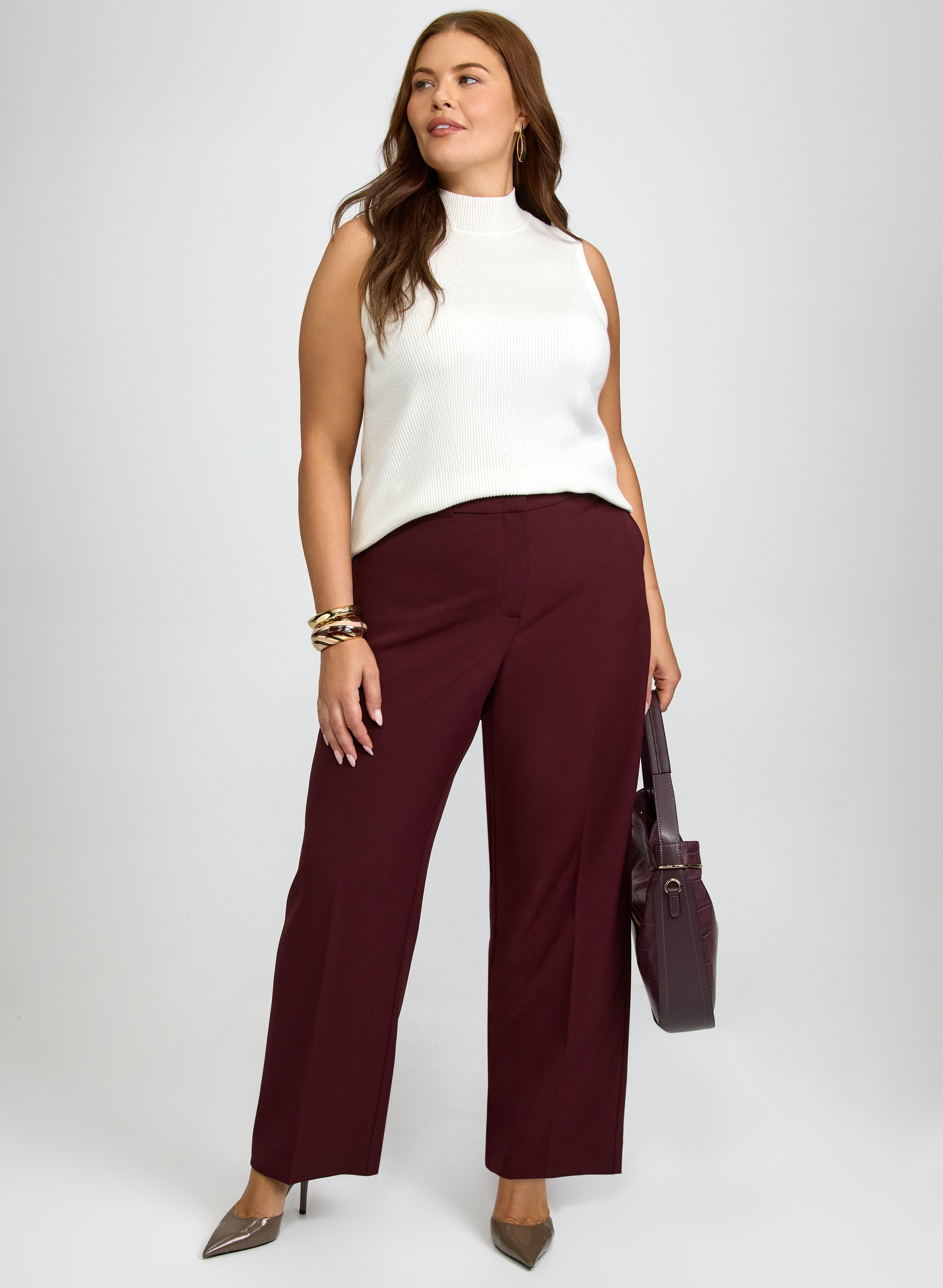 Sleeveless Mock Neck Knit-Tactilefable