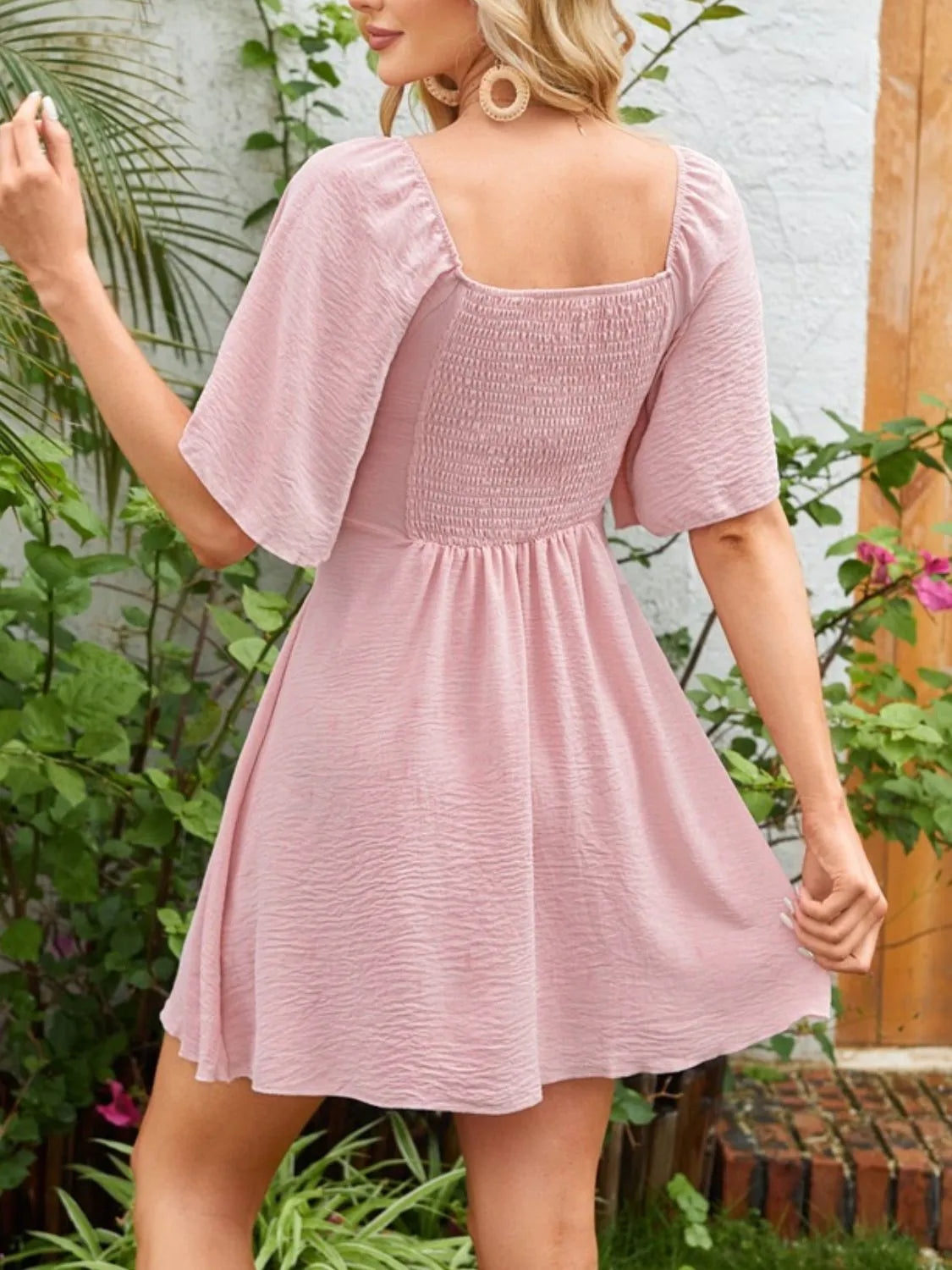 Flirt Factor Smocked Mini Dress | 9 Colors | Poundton-Tactilefable
