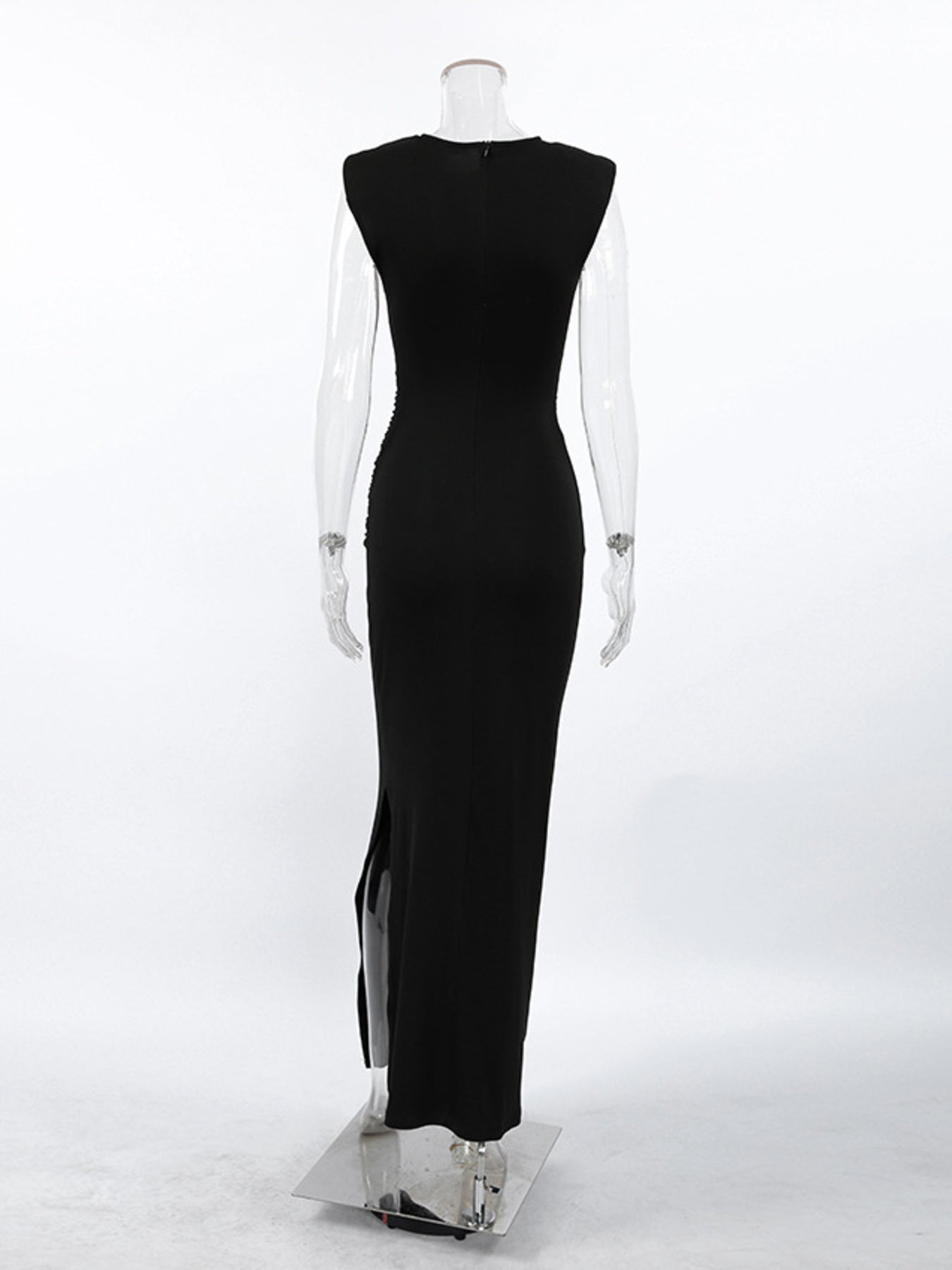 Starlight Soiree Sleeveless Maxi Dress-Tactilefable