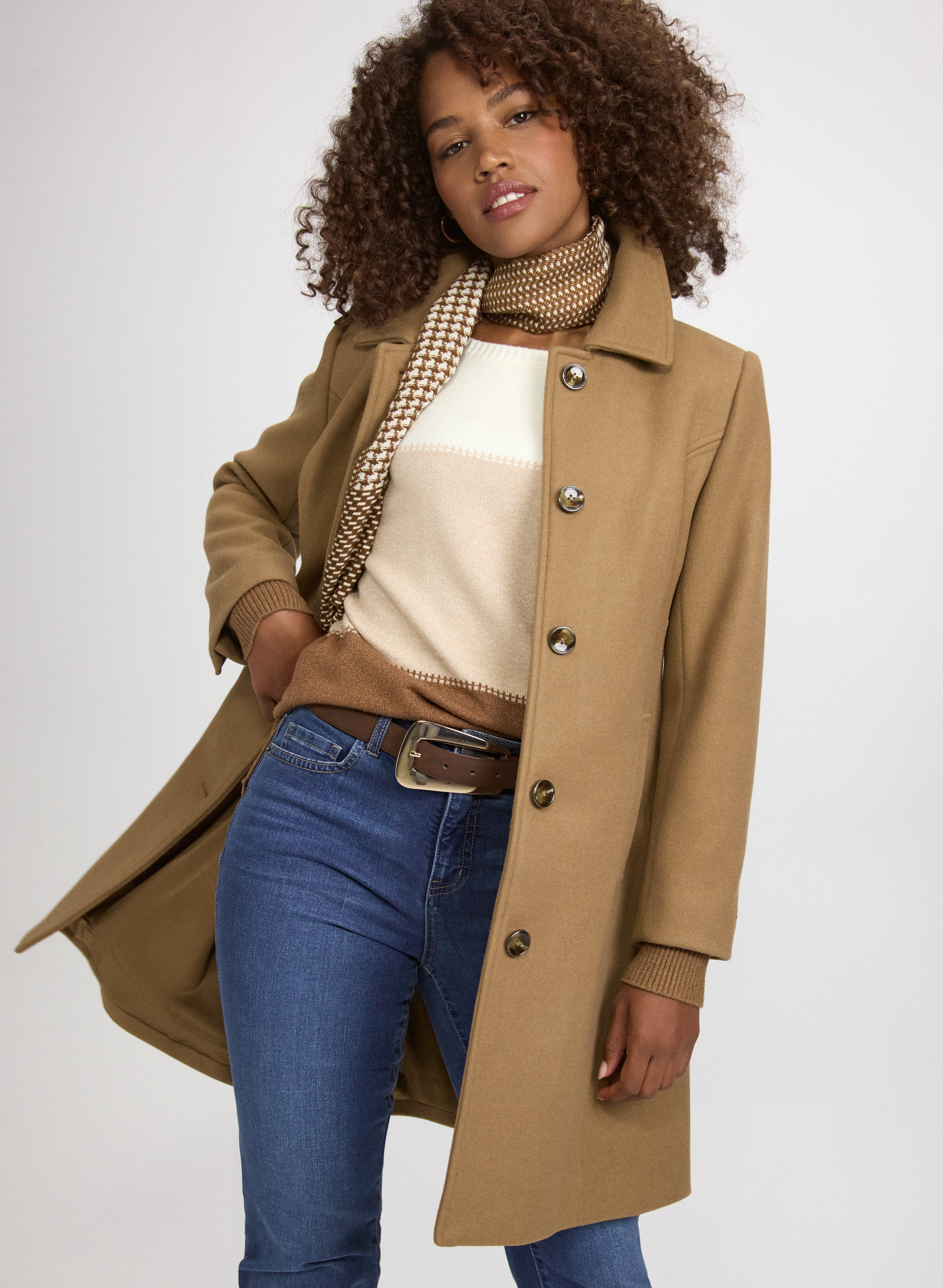Wool-Blend Coat-Tactilefable