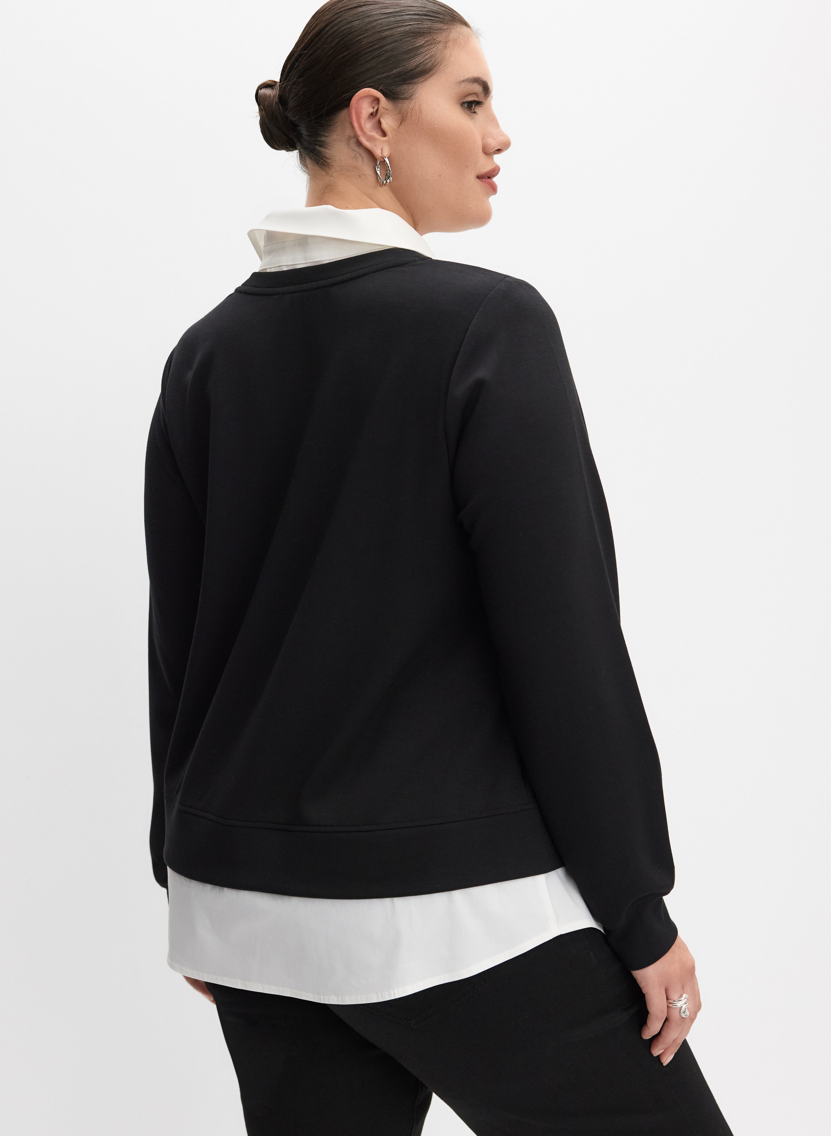 Melanie Lyne - Layered Knit Top-Tactilefable