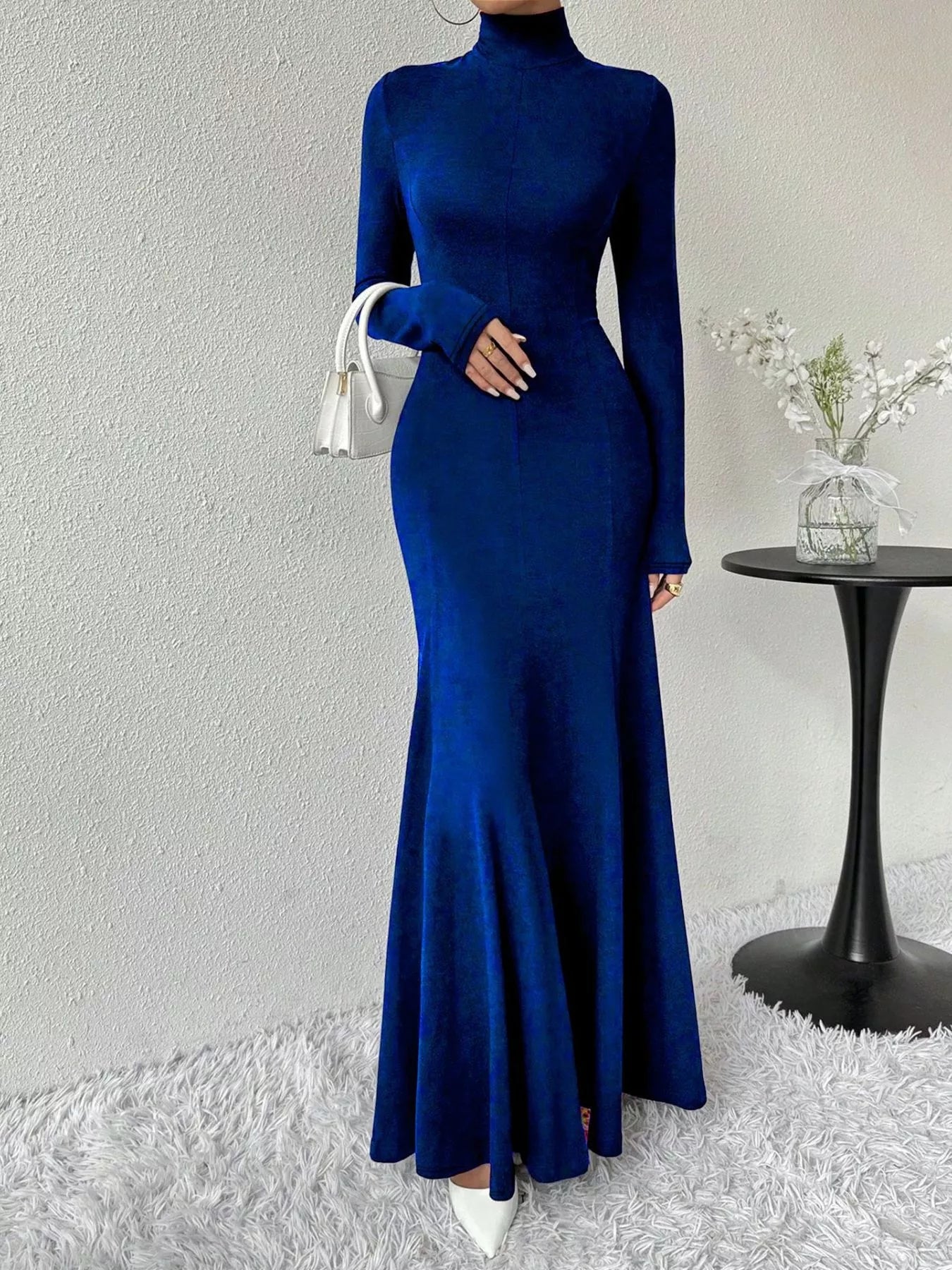 The Morticia Velvet Mermaid Gown | 5 Colors | Poundton-Tactilefable