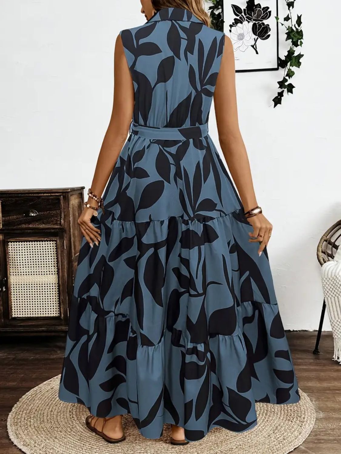 Ella Sleeveless Maxi Shirtdress | 3 Colors | Poundton-Tactilefable