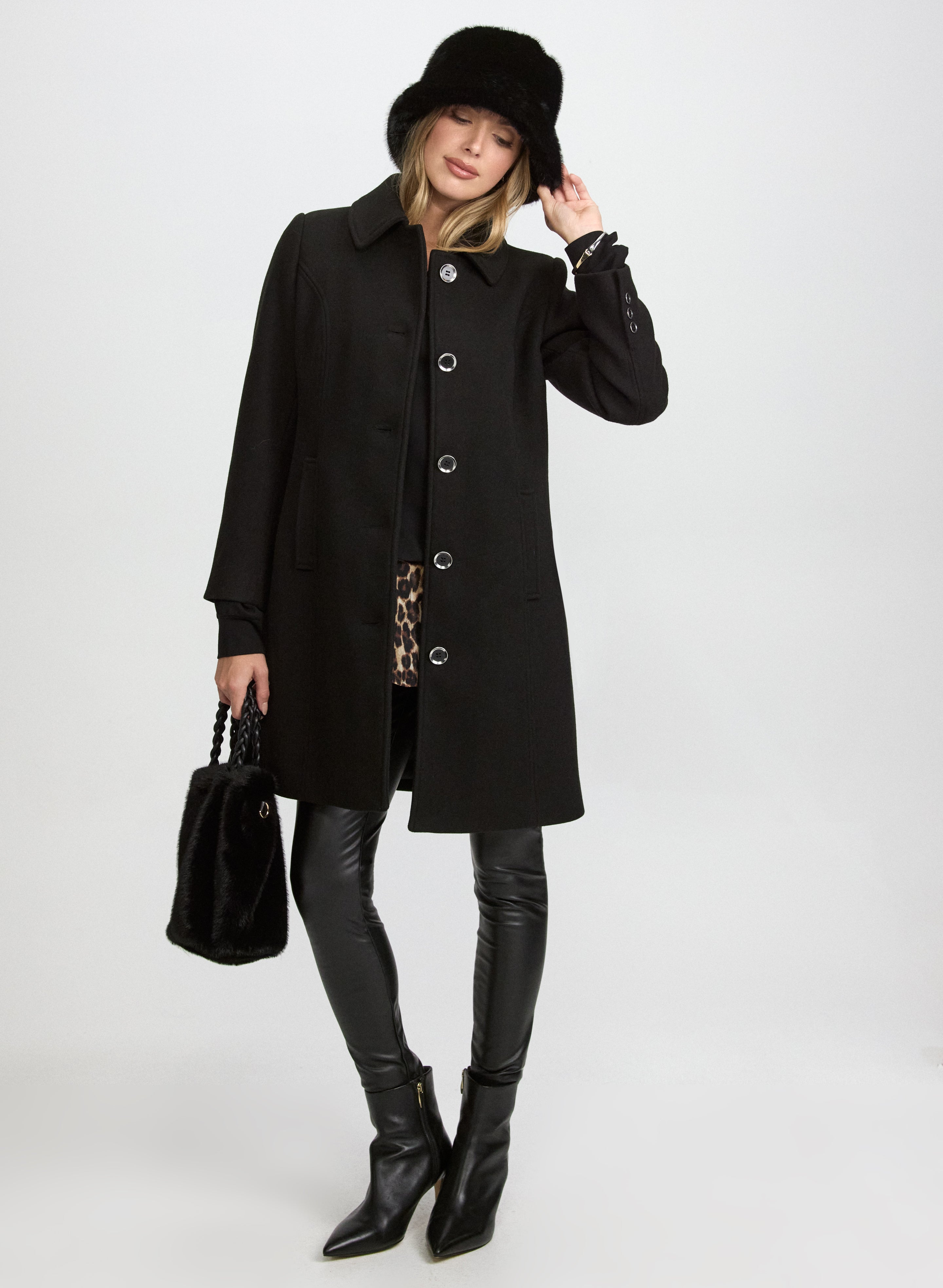 Wool-Blend Coat-Tactilefable