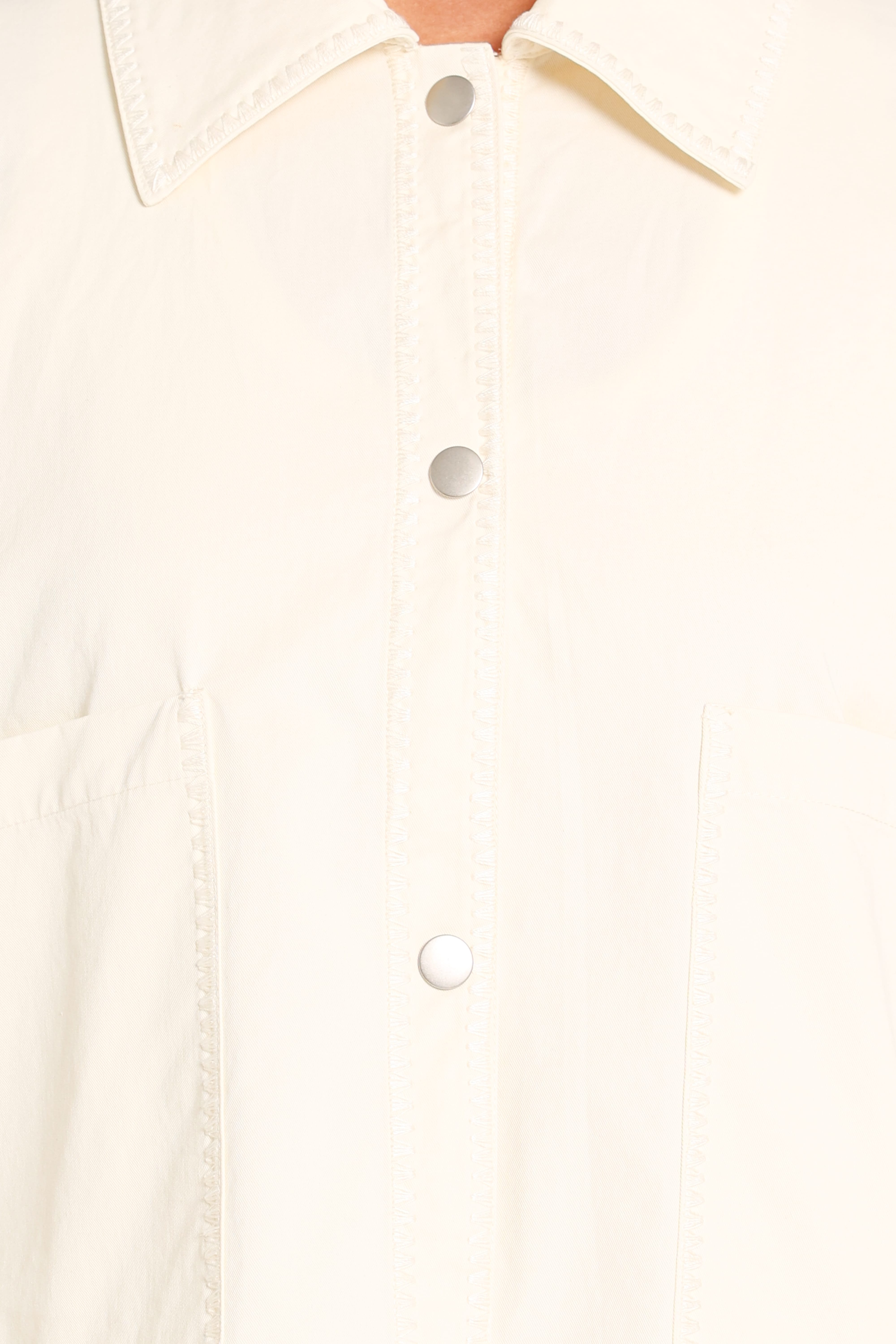 Poppi Boxy Crop Jacket - Ivory-Tactilefable