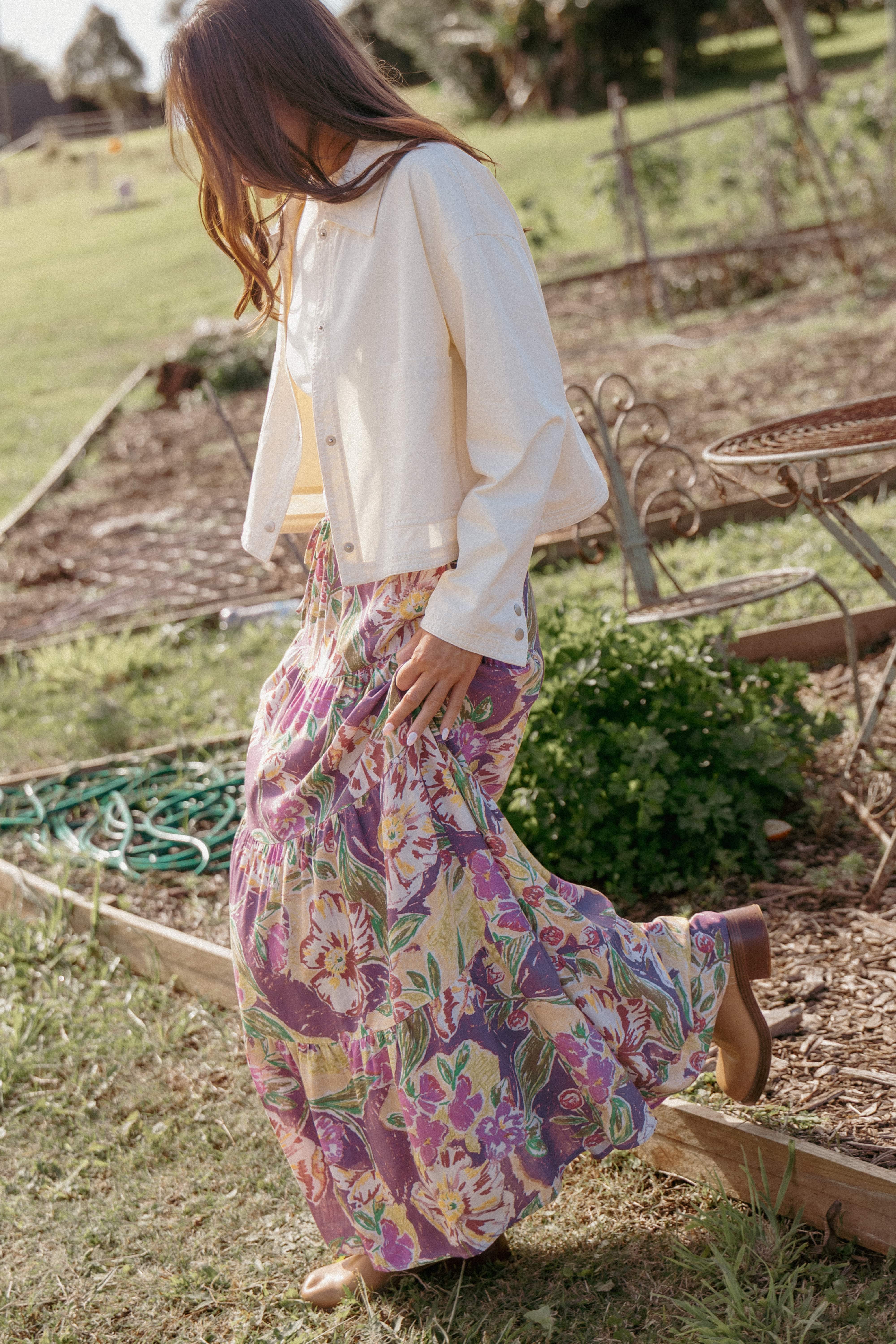Poppi Boxy Crop Jacket - Ivory-Tactilefable