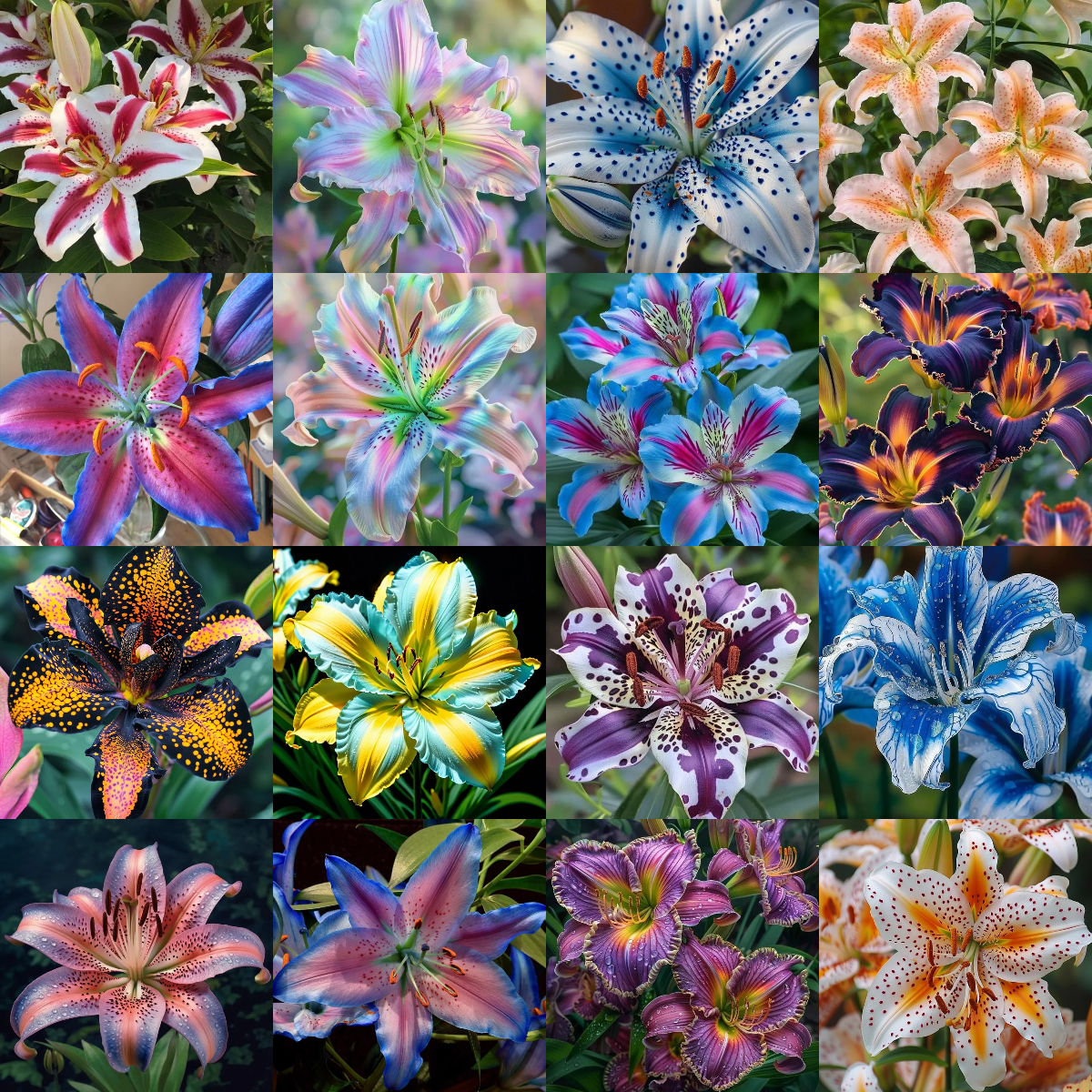 Liliensamen in seltenen Farben – Blüten voller Eleganz und Anmut 🌸