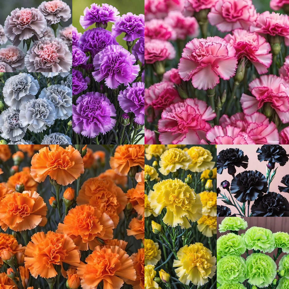 🌸Double Carnations Flower Seeds for Planting Perennial