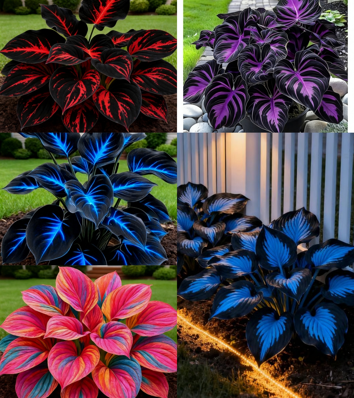 💥2025 Sonderangebot 🌌Mitternachtsblaue Herz-Hosta-Samen, mehrjährige Schattenpflanze für den Garten