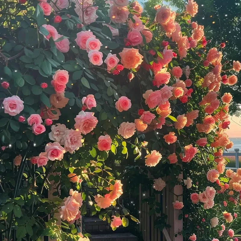 🌹Rankenrosen Samen💝Atemberaubende Blumen