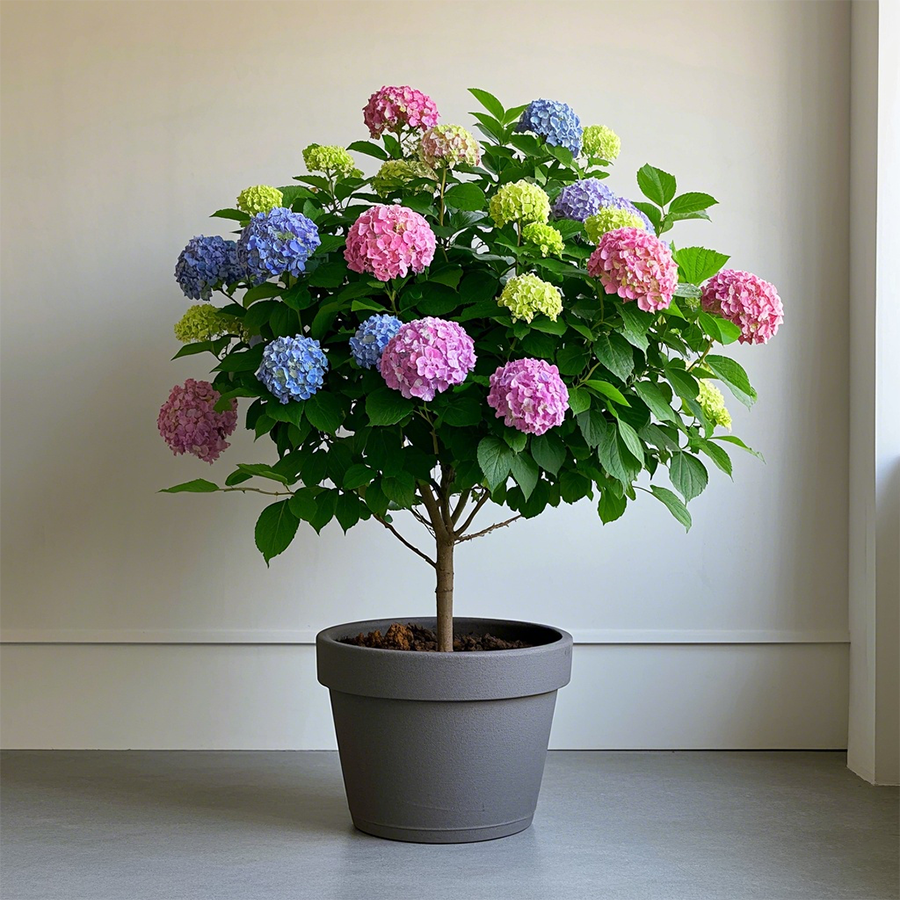 Potted Hydrangea Tree