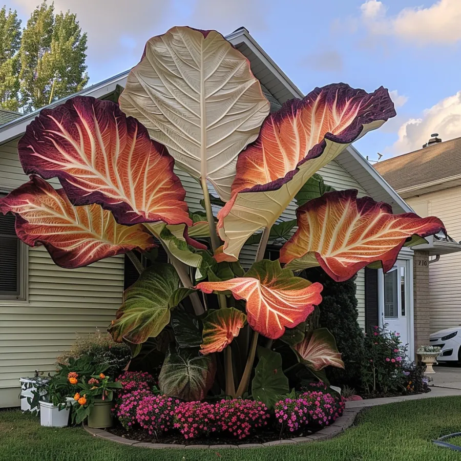 Rare Giant Multi-Color Caladium Bulbs