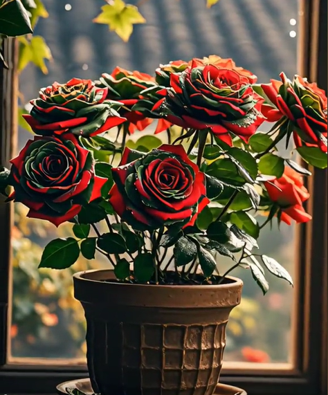 Scottish Red and Green Rose Seeds