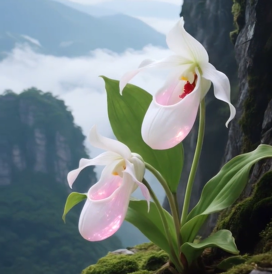 🌿 Bloom with Grace: Slipper Orchids – Nature’s Most Elegant Surprise 💕