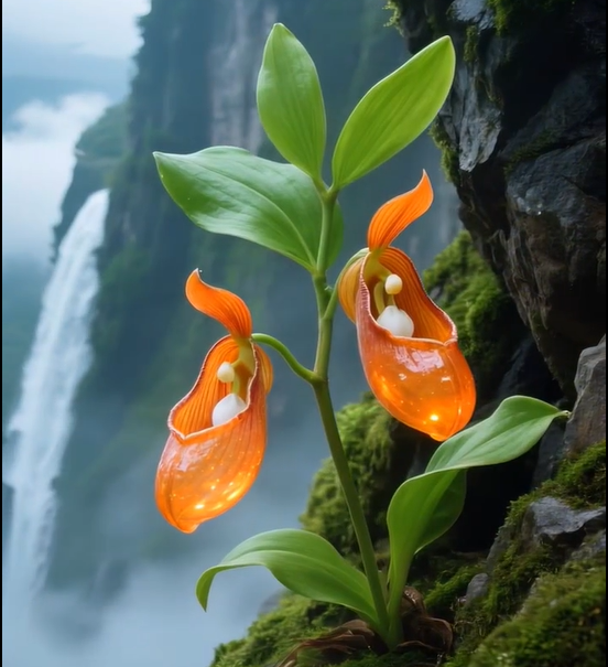 🌿 Bloom with Grace: Slipper Orchids – Nature’s Most Elegant Surprise 💕