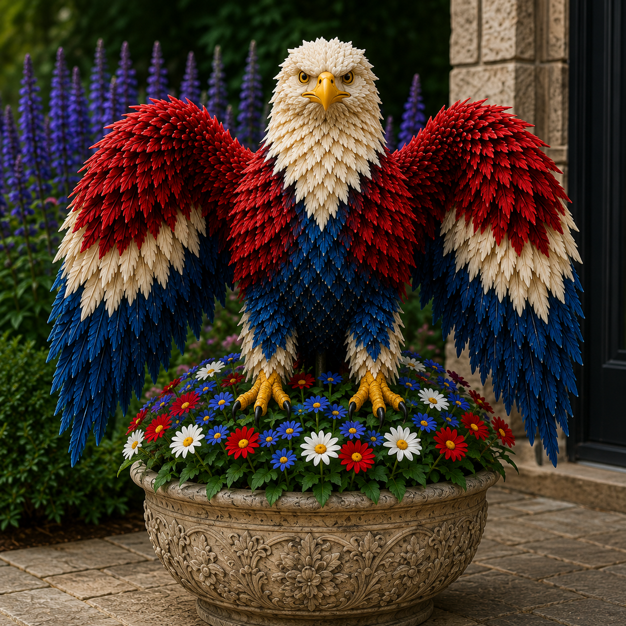 🦅 Amerikanische Adler Blüte (American Pride Eagle Bloom) Zwiebeln – Die majestätische Blume, die einem Weißkopfseeadler ähnelt