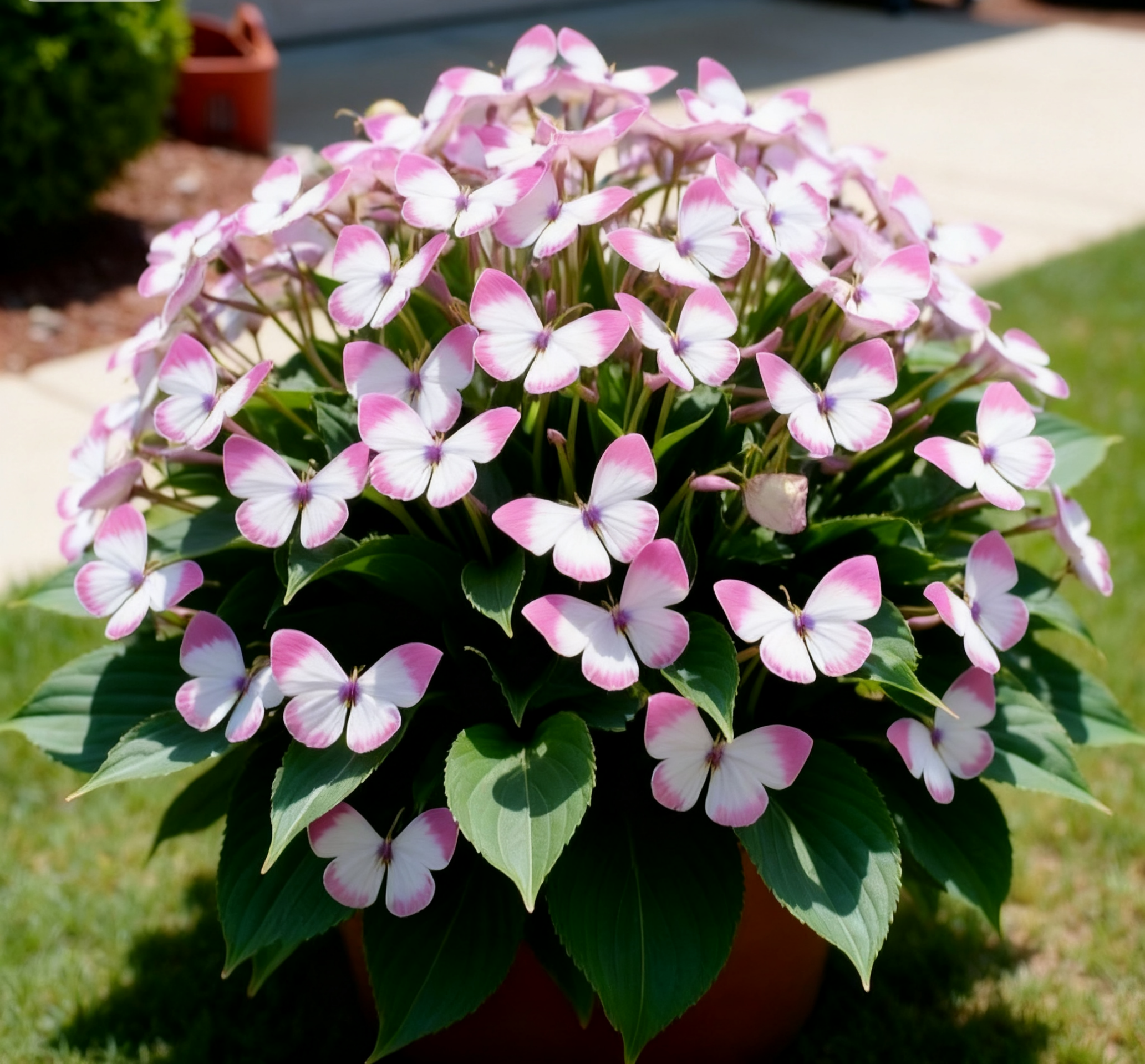 🦋🌈 Verspielte Schmetterlingsblumen – Ein Farbrausch in jedem Blütenblatt! 🌸