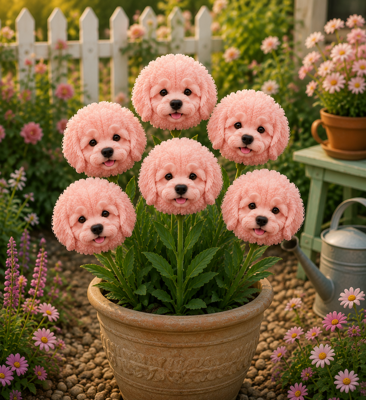 🌼 Golden Retriever Blumenkollektion - Ein Garten, der Glück ausstrahlt.
