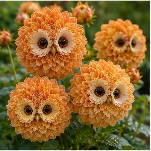 ✨ Magical Plants 🦉 Meet the Owl-Eye Dahlia Bulbs