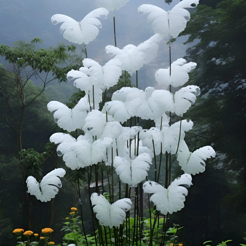 Weiße Schmetterlingsblumensamen – Erstaunliche Engelsfalterpflanze🔥