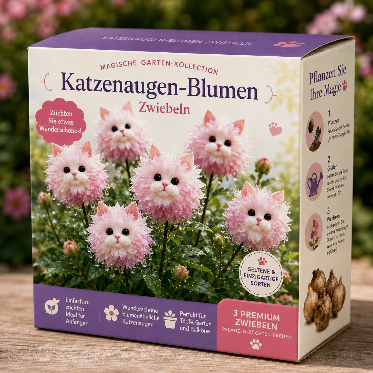 😻Magische Katzenaugen-Blumenzwiebeln – Hübsch, selten und pflegeleicht