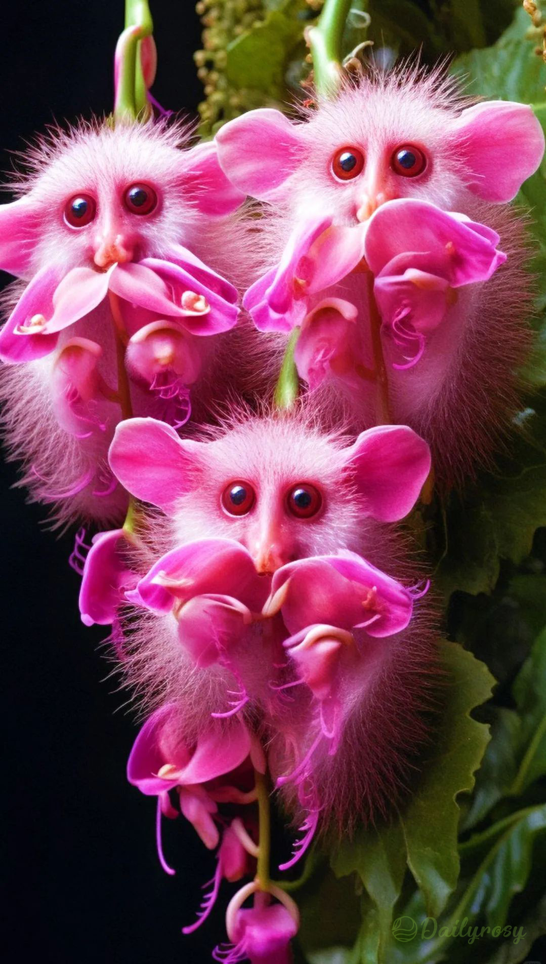 Rosa Affengesicht-Orchideensamen