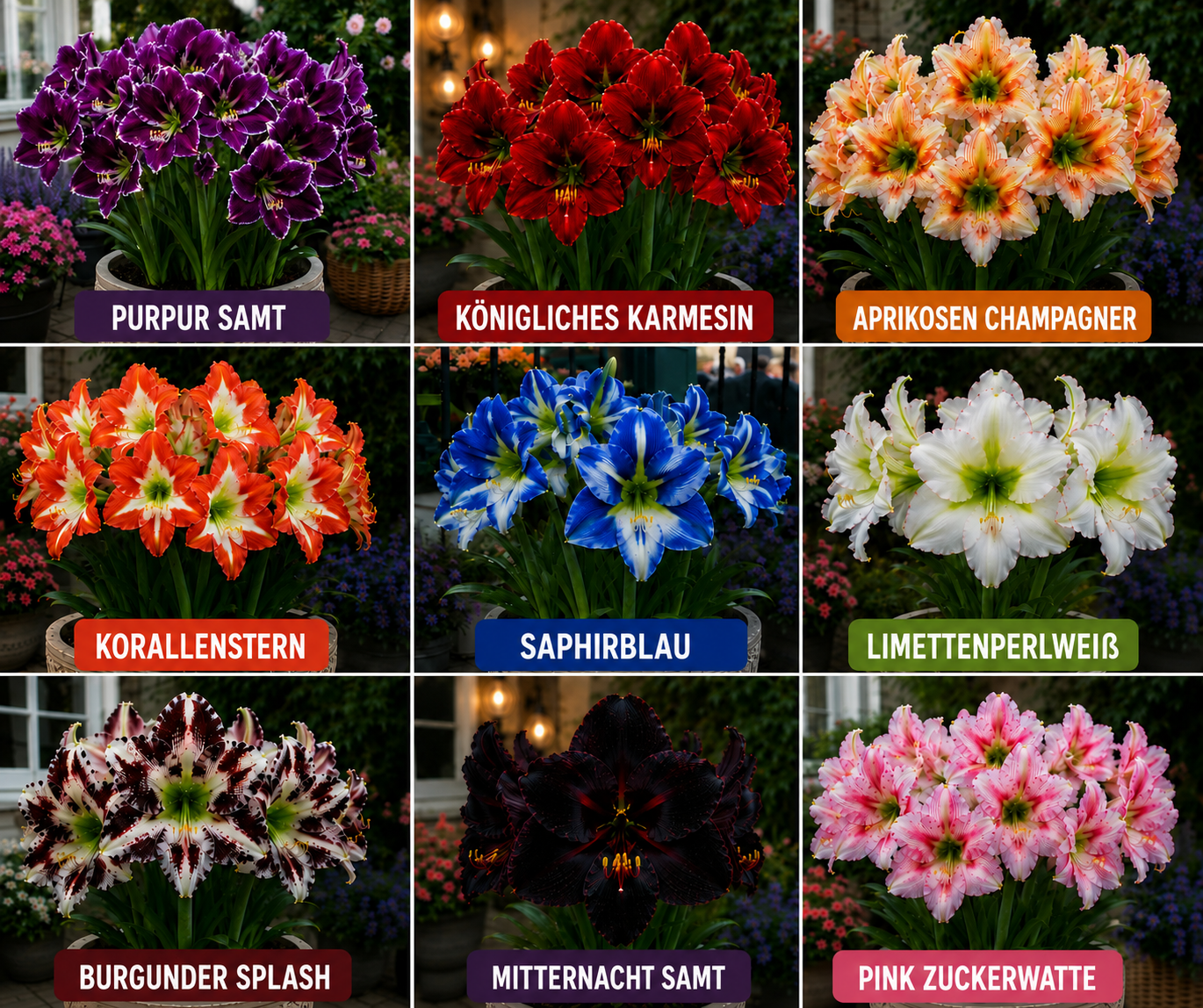 🌺 Riesige Amaryllis-Zwiebeln – 🏆 Gewinner der Gardeners' Choice Collection 2026