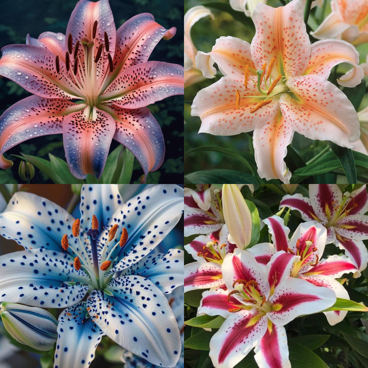 SELTENE GEFLECKTE LILIENMAGIE: SELTENE SCHÖNHEIT, ENDLOSER CHARME