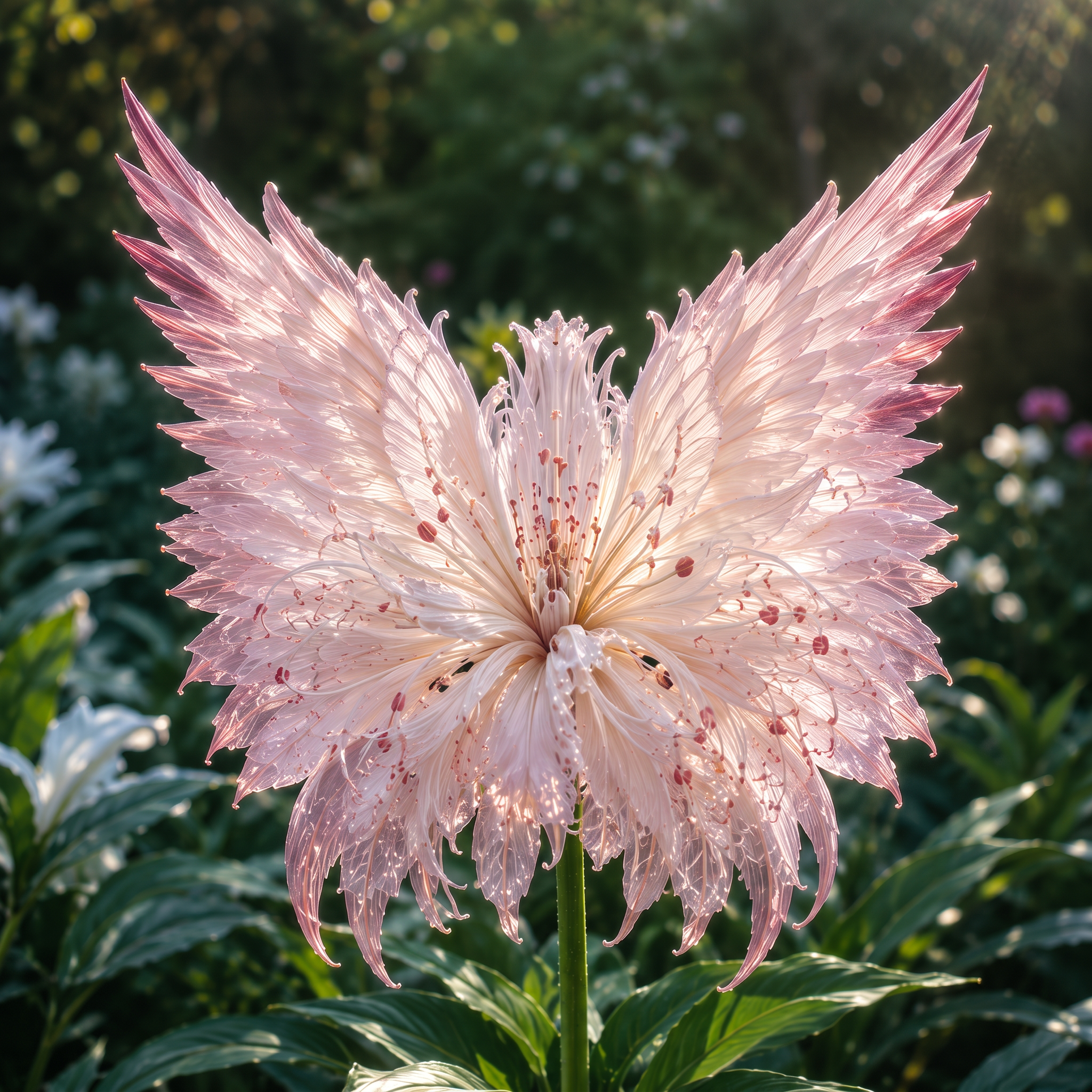 Seltene Engelsflügel Blumenzwiebeln
