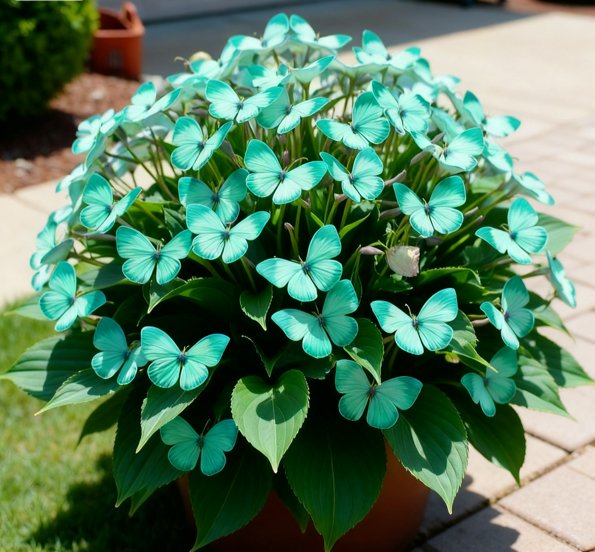 🦋🌈 Verspielte Schmetterlingsblumen – Ein Farbrausch in jedem Blütenblatt! 🌸