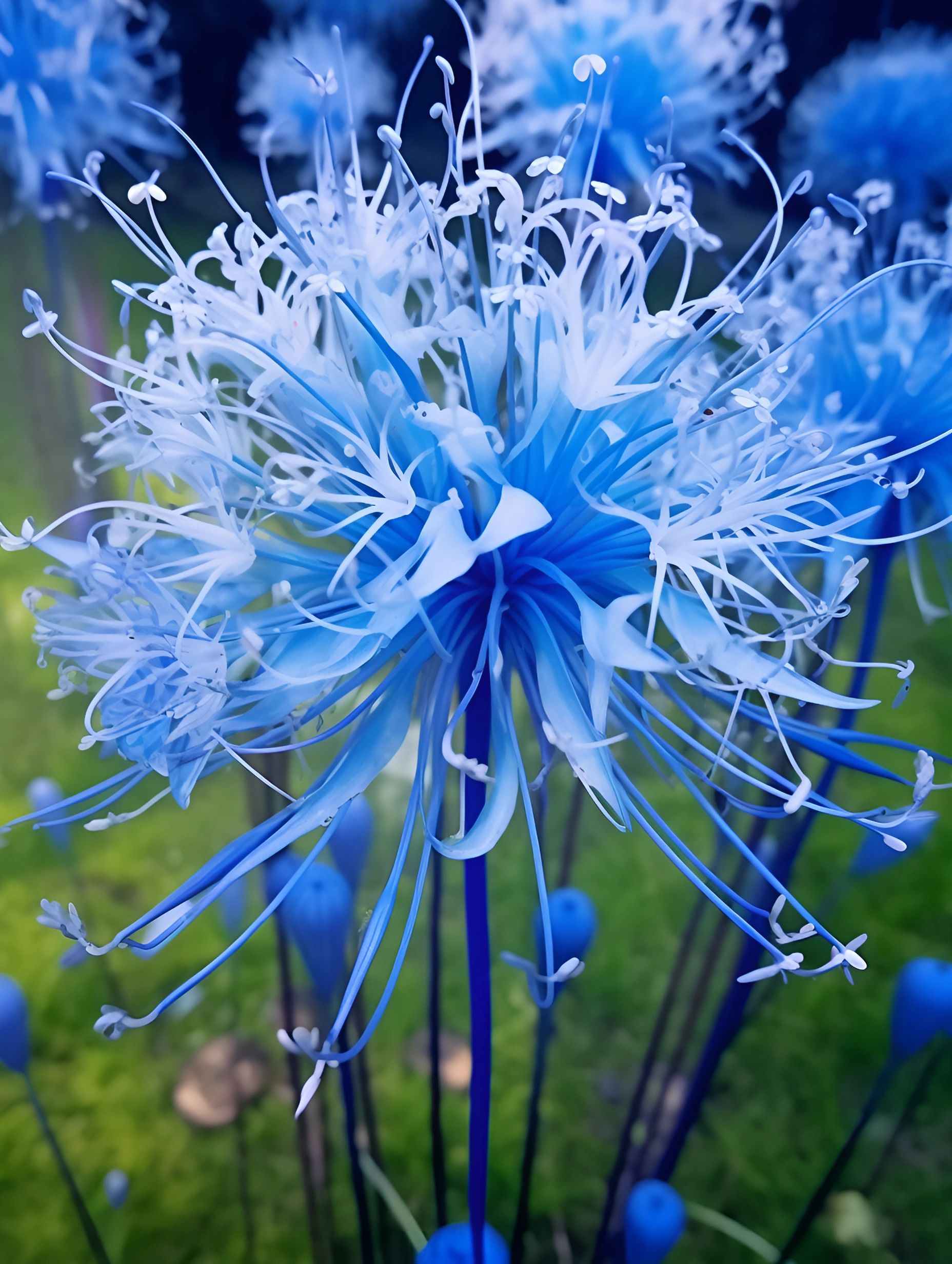 💙Blaue Spinnenlilie: Wo Geheimnis auf Schönheit trifft