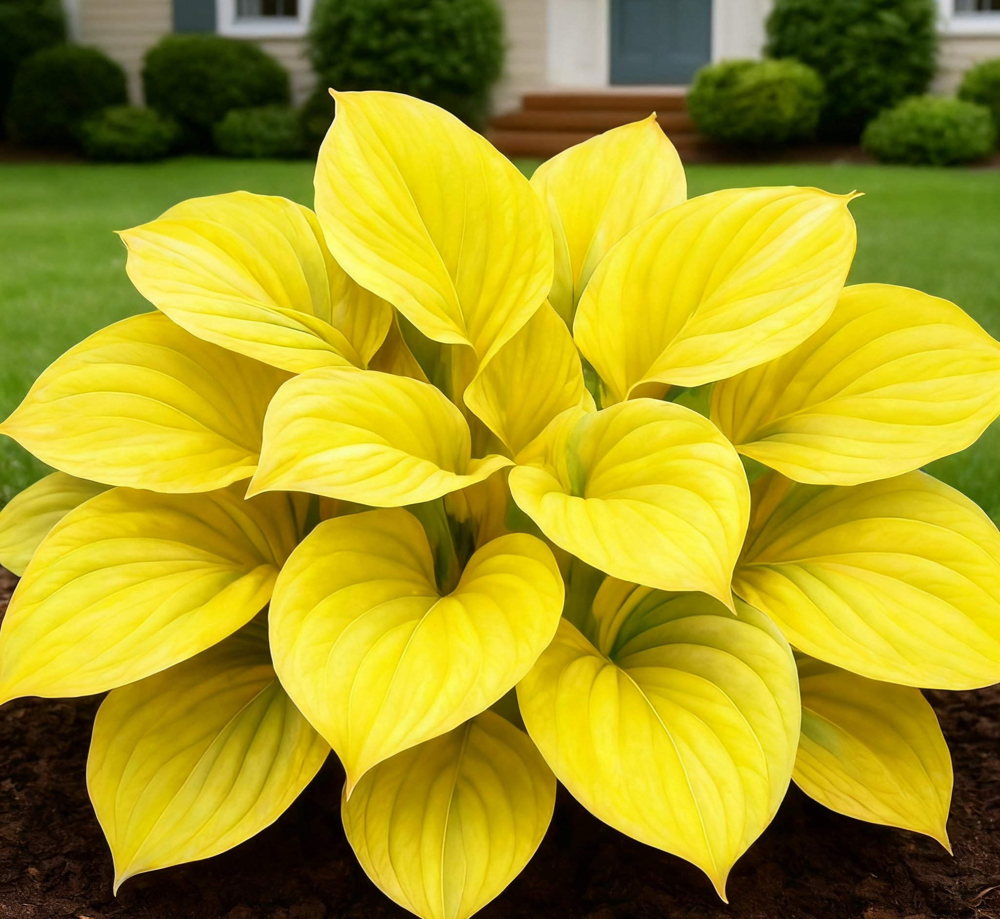 🌿Rare Multicolor Hosta Seeds – Unique Variegated Leaves for Eye🌸