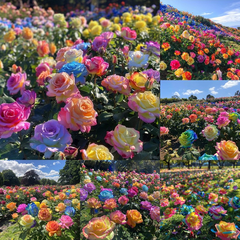 Rosensamen in gemischten Farben💐