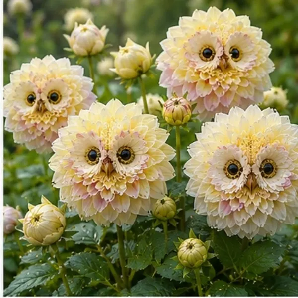 ✨ Magical Plants 🦉 Meet the Owl-Eye Dahlia Bulbs