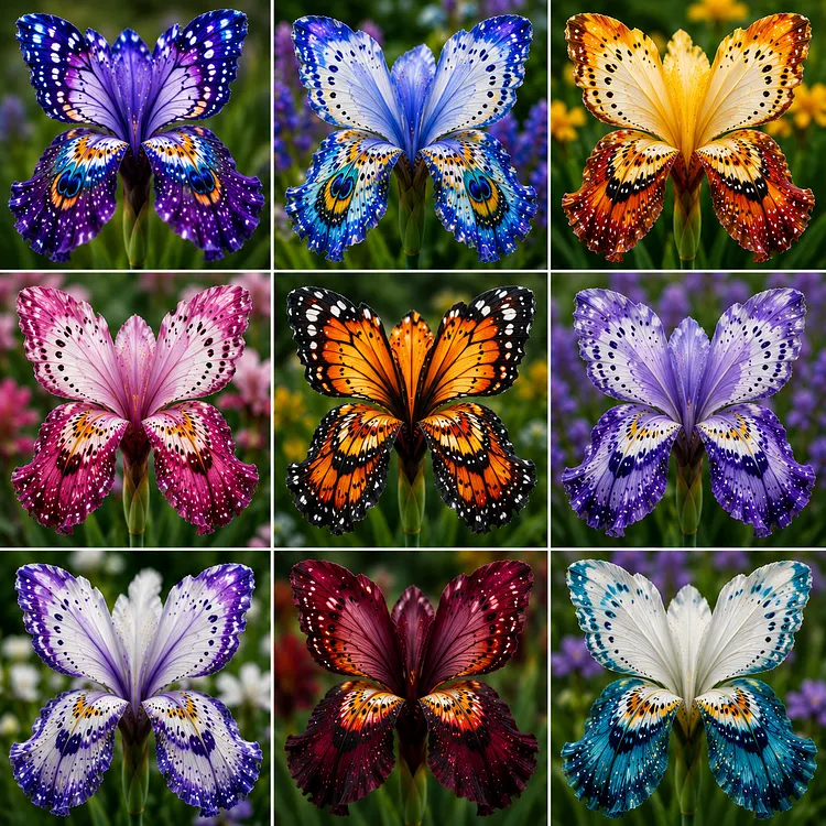 🦋Schmetterlings-Iris-Zwiebeln- ✨Ziehen Sie Ihren magischen Garten-Hingucker