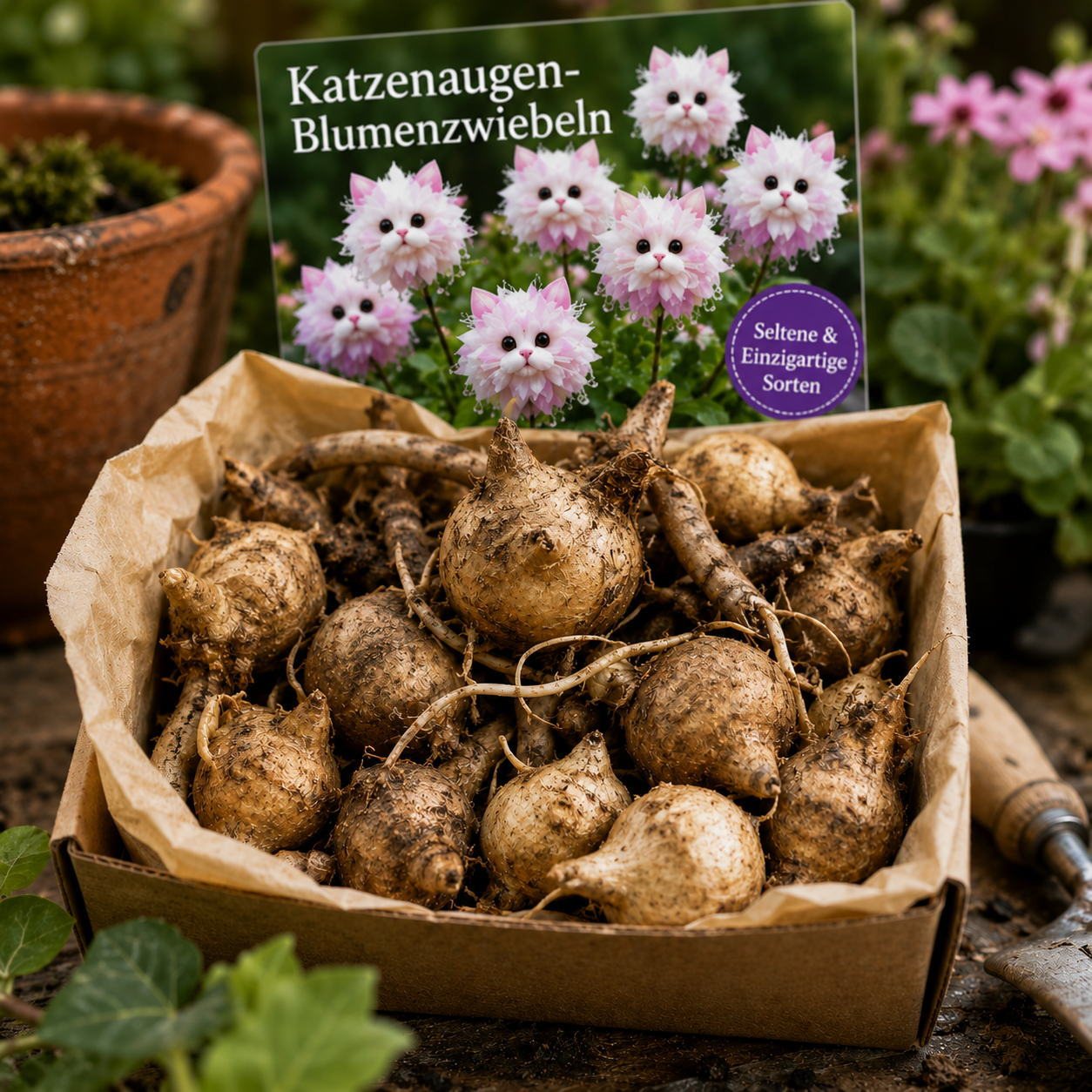 😻Magische Katzenaugen-Blumenzwiebeln – Hübsch, selten und pflegeleicht
