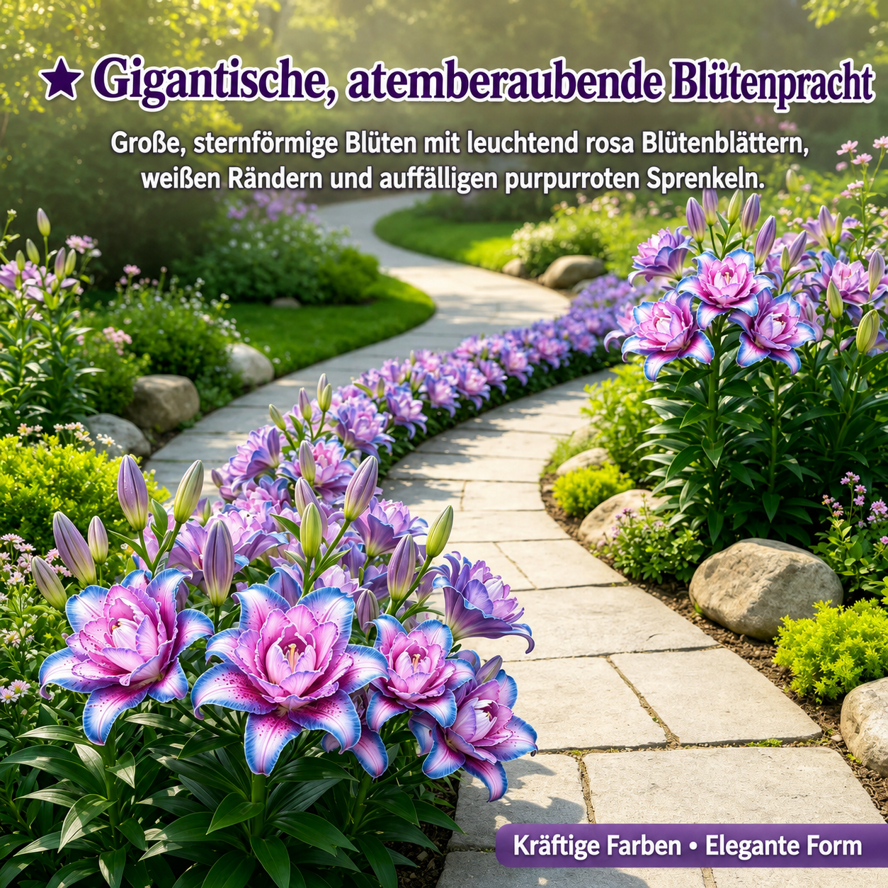 🌸Starlight Queen Oriental Lily Bulbs