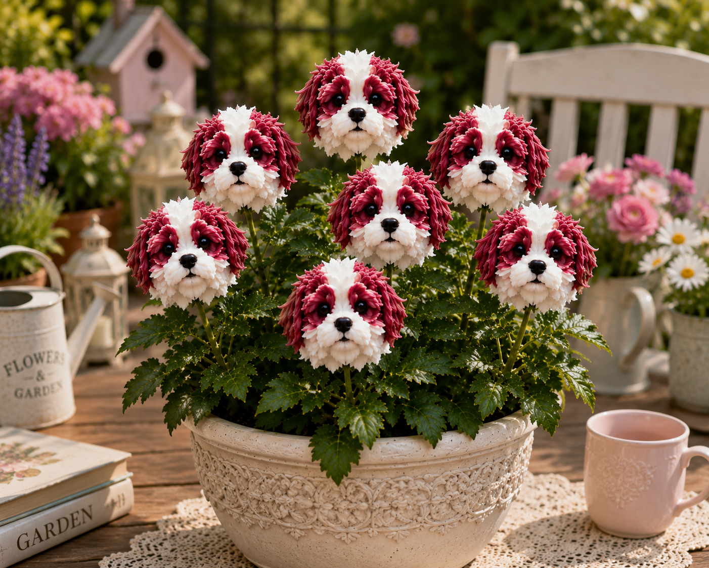 🐶 Magische Welpengesicht-Blumenzwiebeln – Die Blume, die aussieht wie winzige Welpen, die aus Ihrem Garten hervorlugen